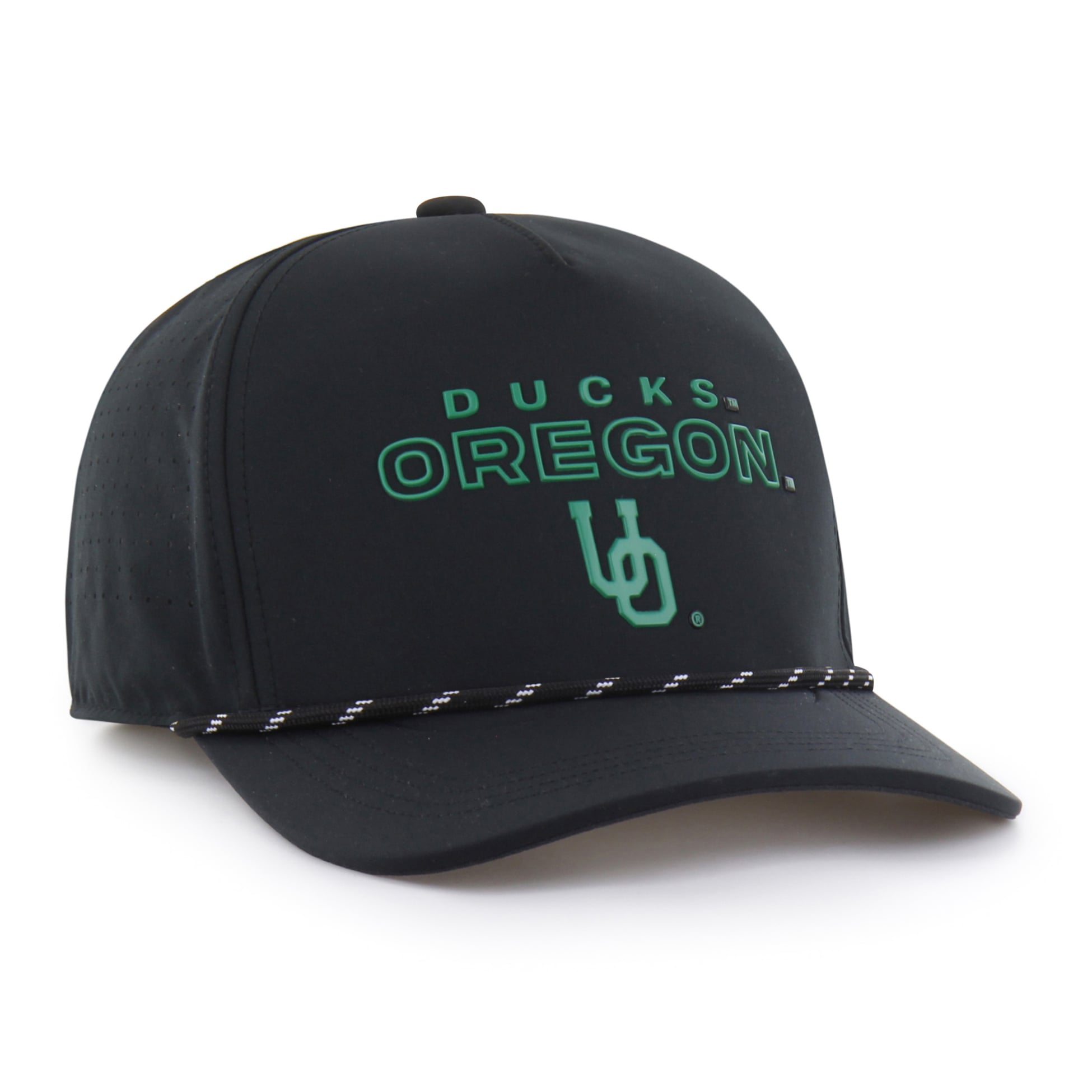 Unisex '47 Black Oregon Ducks brrr° Rope Hitch Adjustable Hat