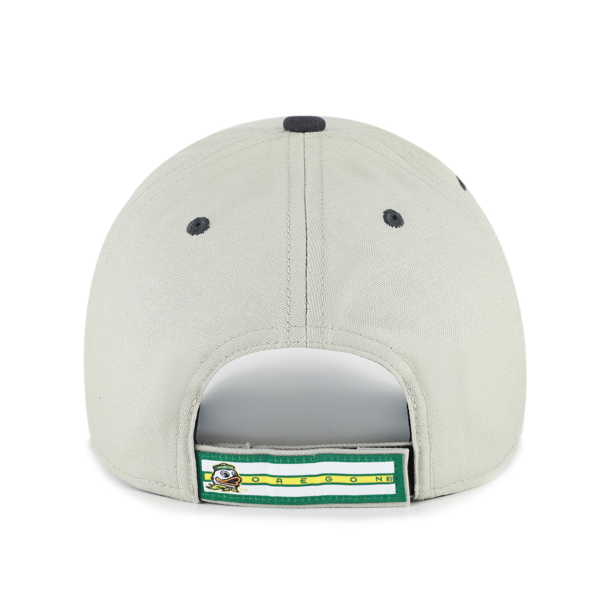 Unisex '47 Gray/Black Oregon Ducks Half Block Text MVP Adjustable Hat