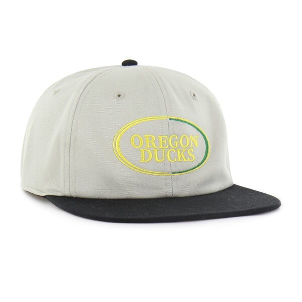 Unisex '47 Gray/Black Oregon Ducks Ovalcrest Captain Snapback Hat
