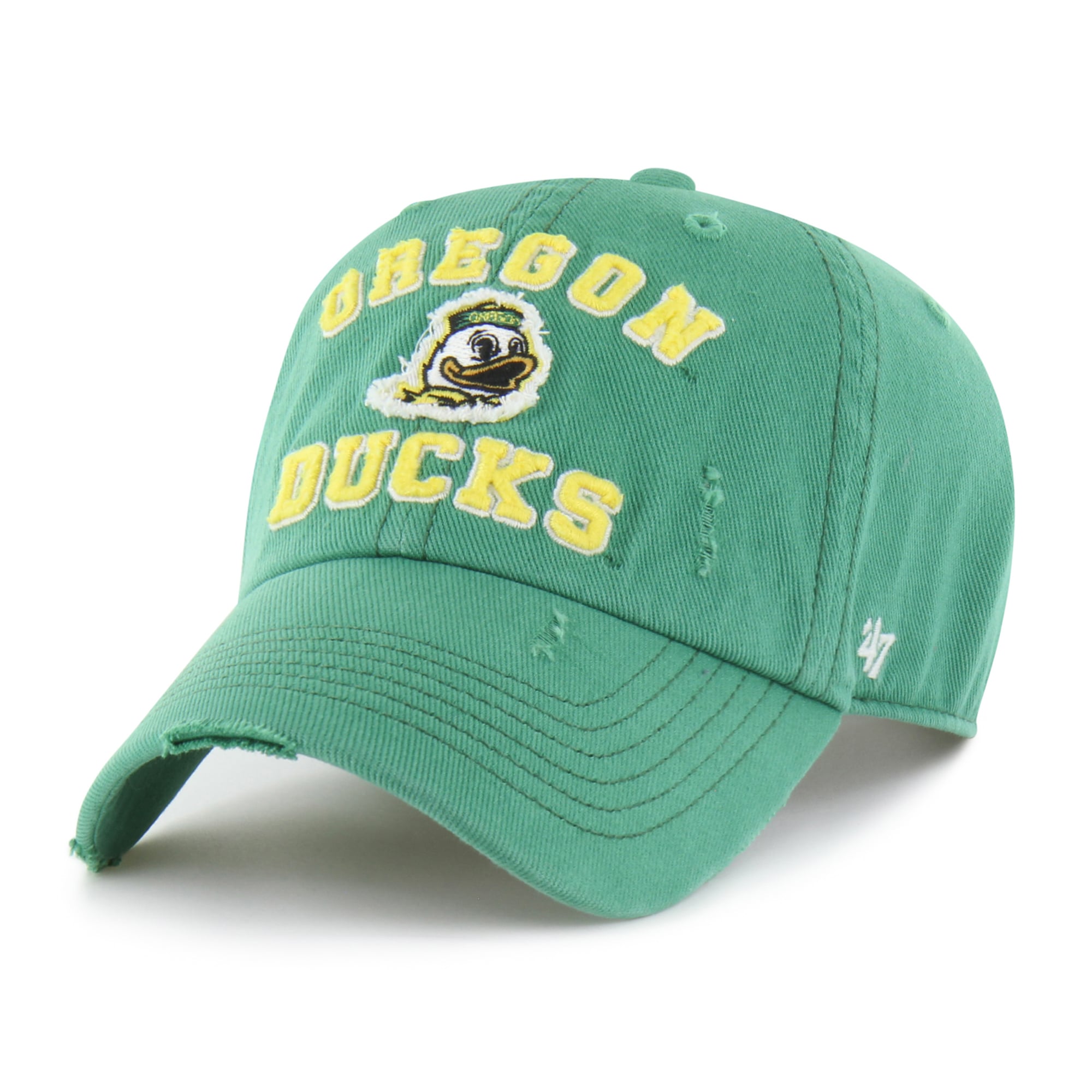 Unisex '47  Green Oregon Ducks Well-Worn Seymore Clean Up Adjustable Hat