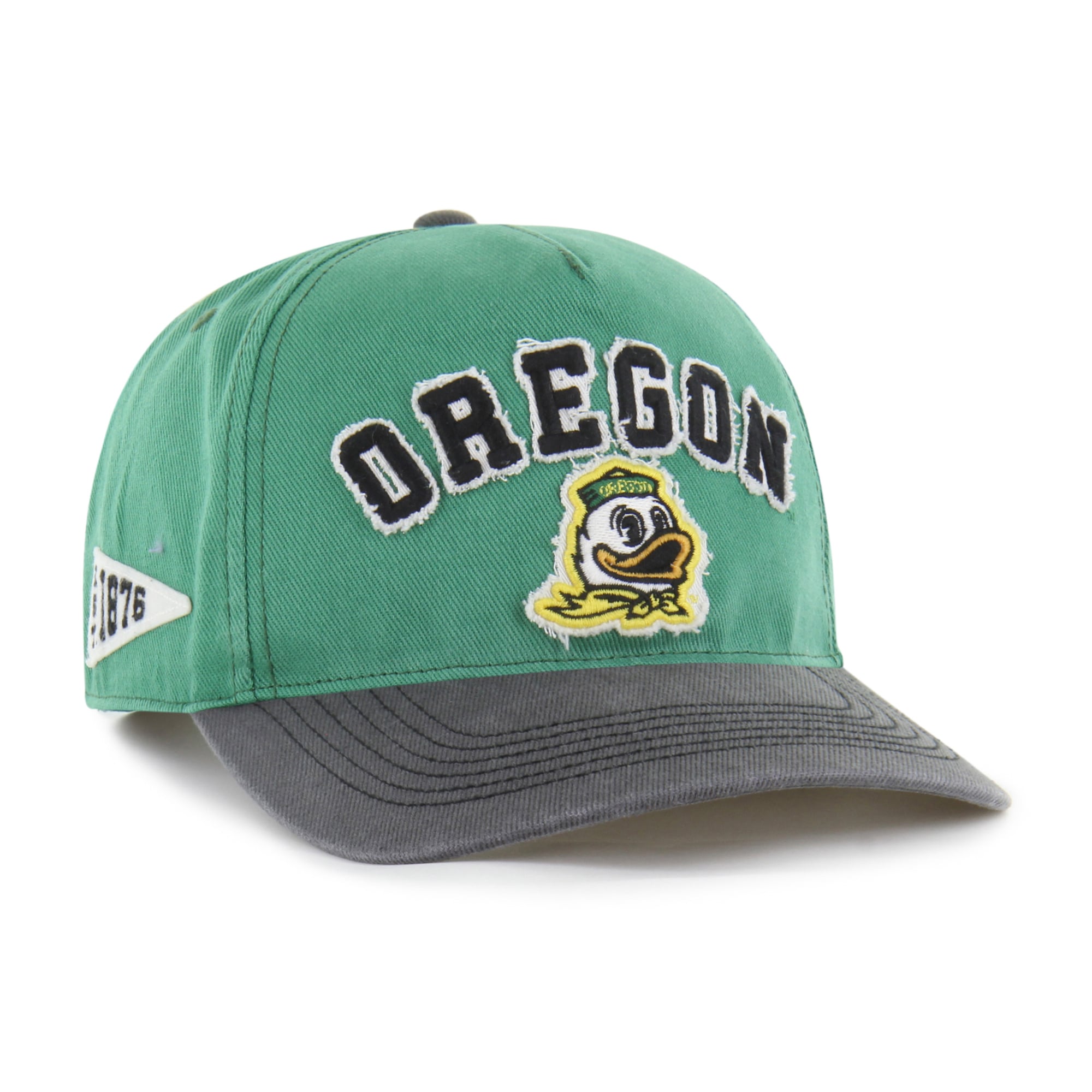 Unisex '47 Green/Black Oregon Ducks Well-Worn Calderwood Hitch Adjustable Hat
