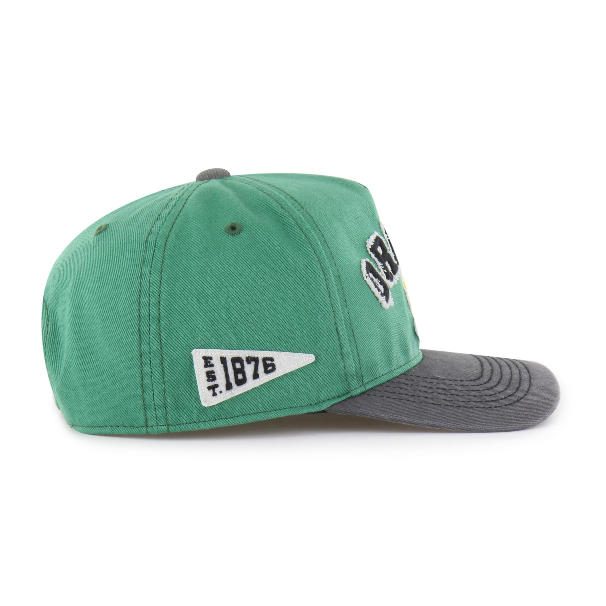 Unisex '47 Green/Black Oregon Ducks Well-Worn Calderwood Hitch Adjustable Hat