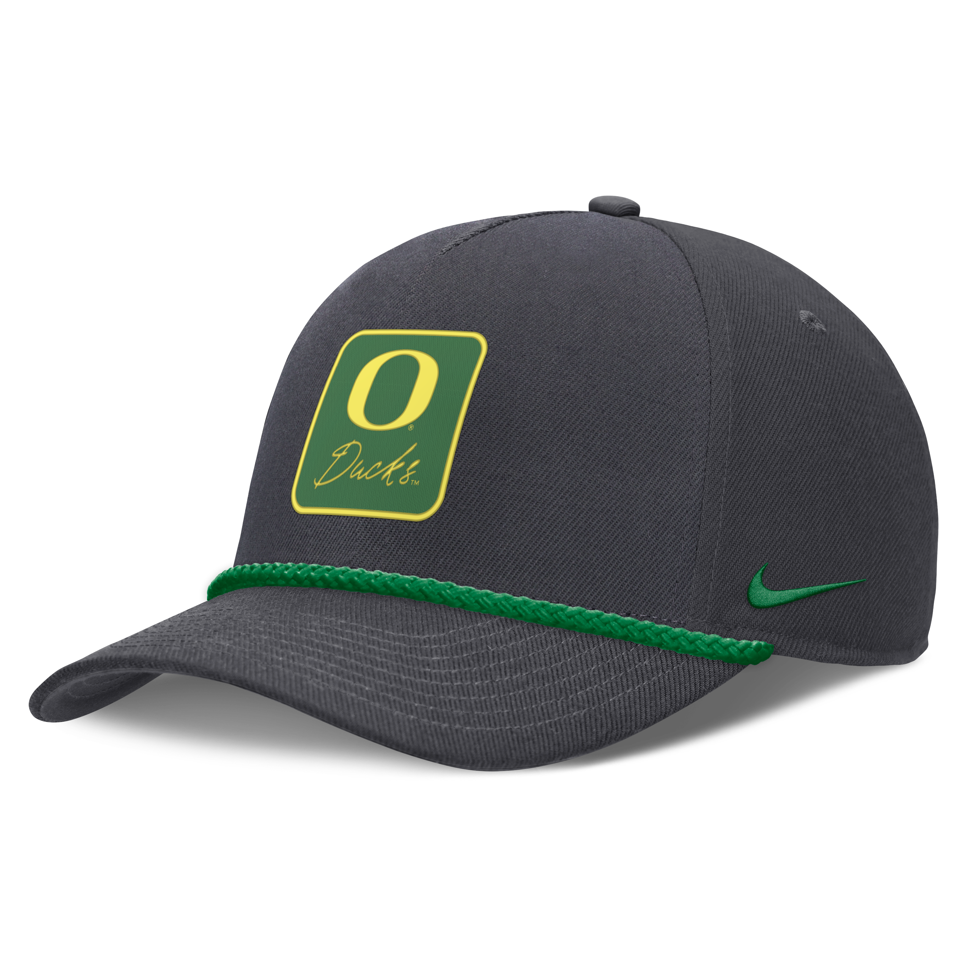 Casquette unisexe Nike anthracite Oregon Ducks à taille ajustable