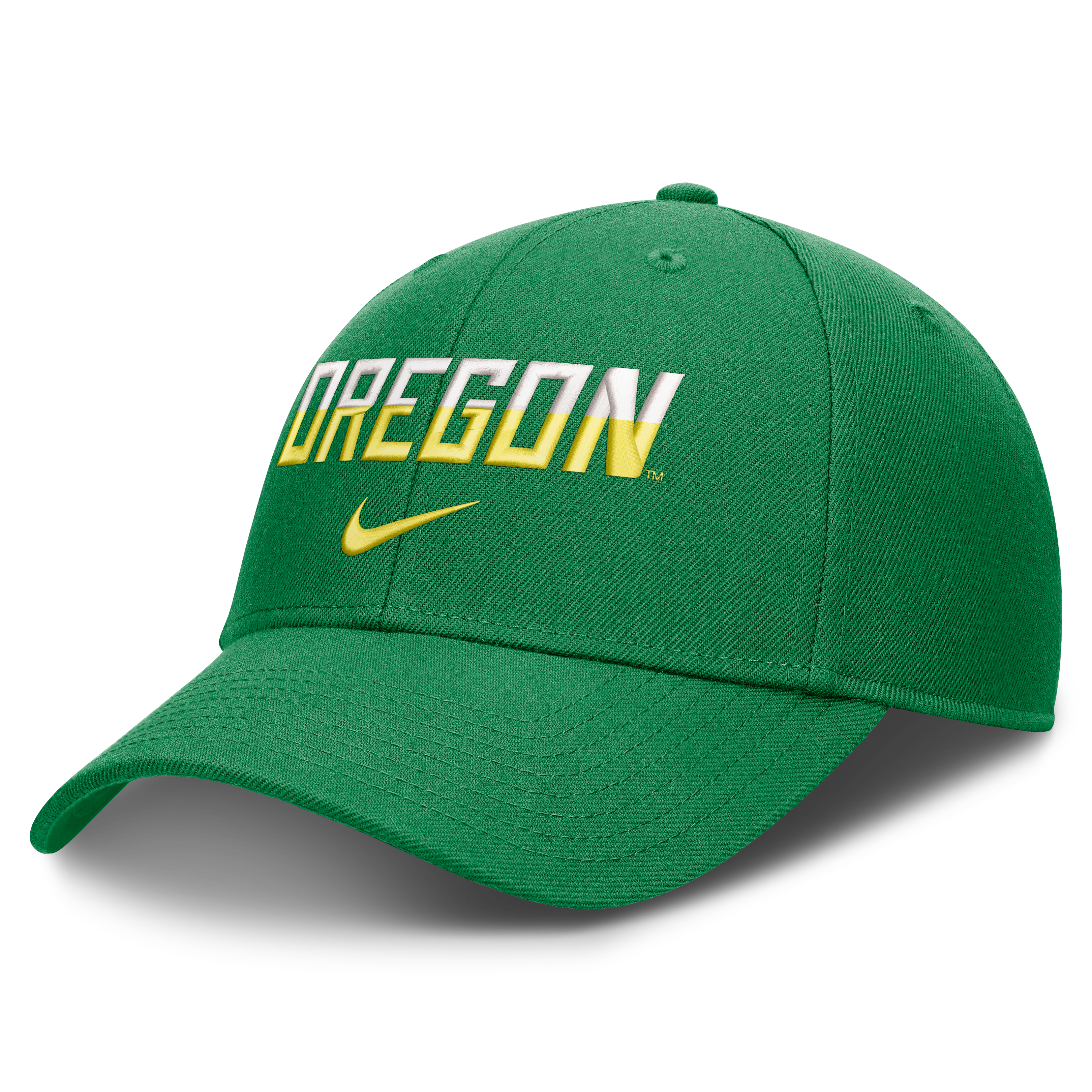 Casquette unisexe Nike verte Oregon Ducks 2026 On-Field Gameday Rise ajustable