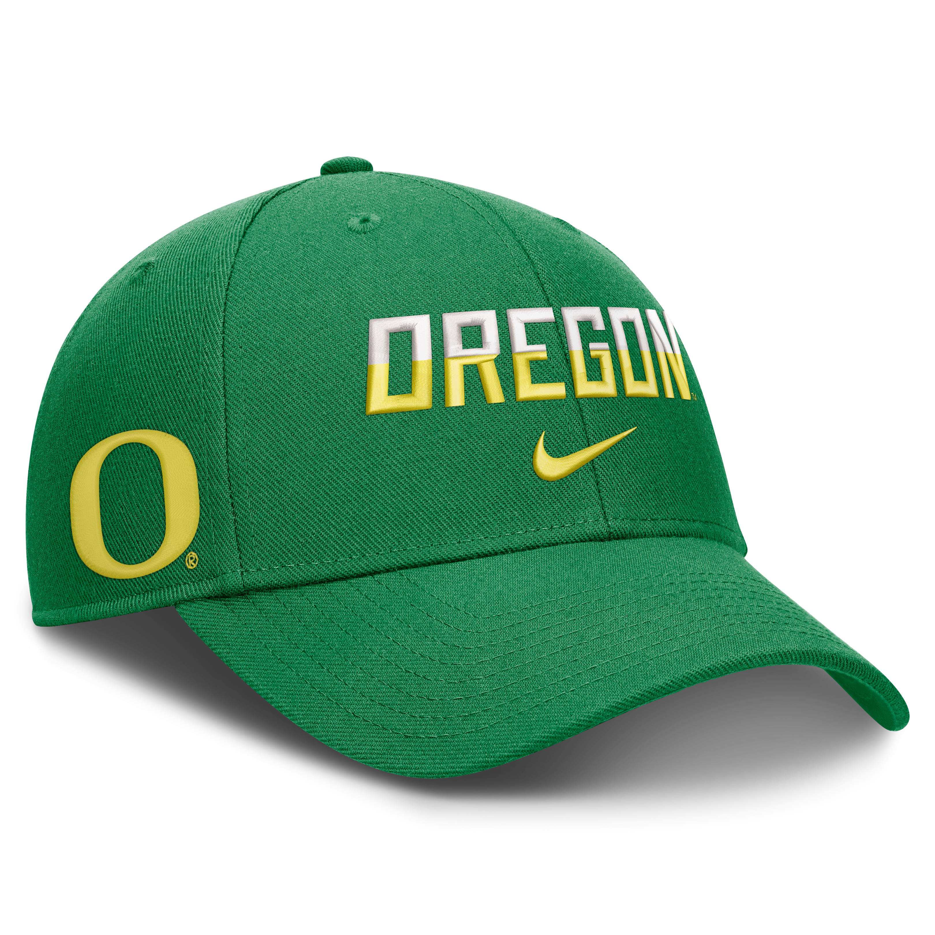 Casquette unisexe Nike verte Oregon Ducks 2026 On-Field Gameday Rise ajustable
