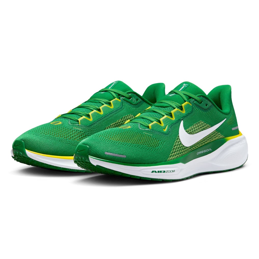 Unisex Nike Green Oregon Ducks Zoom Pegasus 41 Running Shoes display picture 2