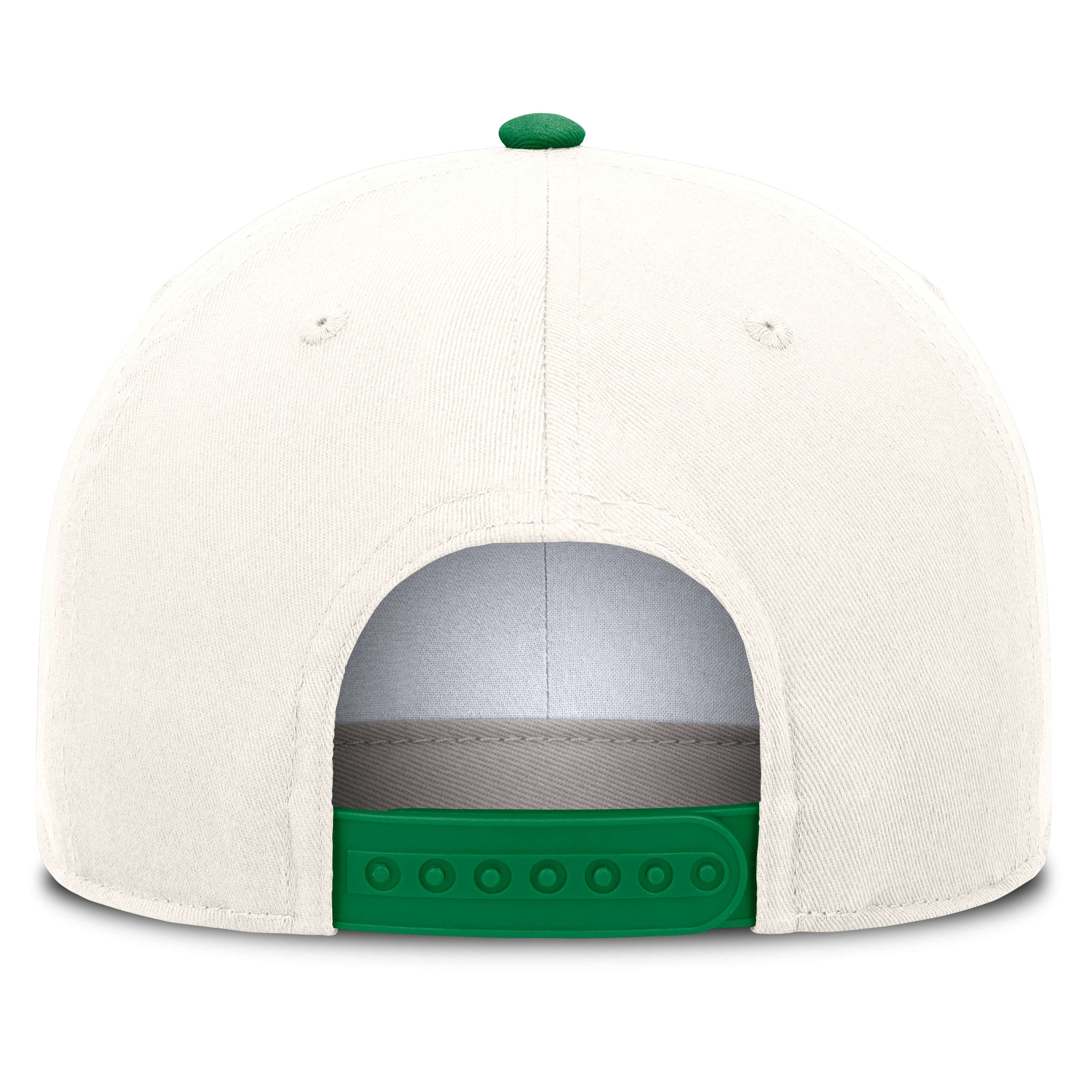 Casquette unisexe Nike blanche/verte Oregon Ducks Rise avec logo latéral en A et technologie Dri-FIT ajustable