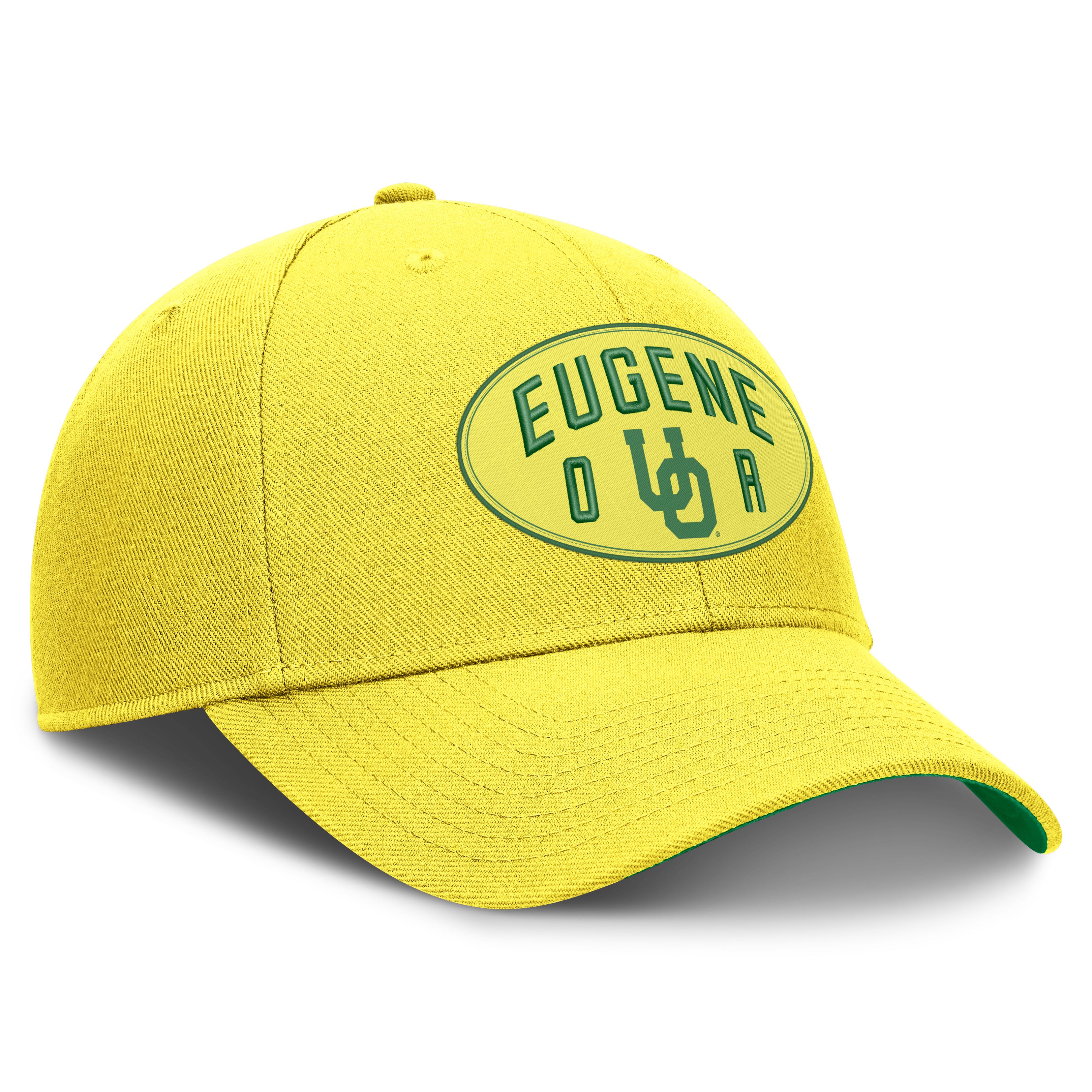 Casquette unisexe Nike jaune Oregon Ducks Legacy Letter & Location Rise ajustable