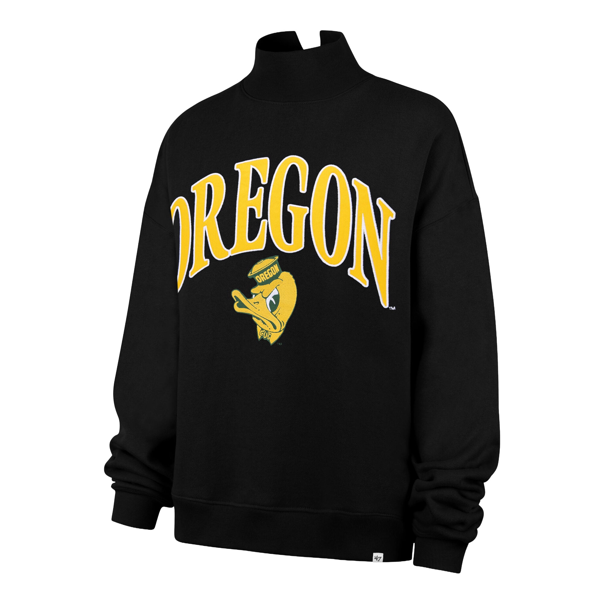 Women's '47 Oregon Ducks Mock Neck Sweatshirt