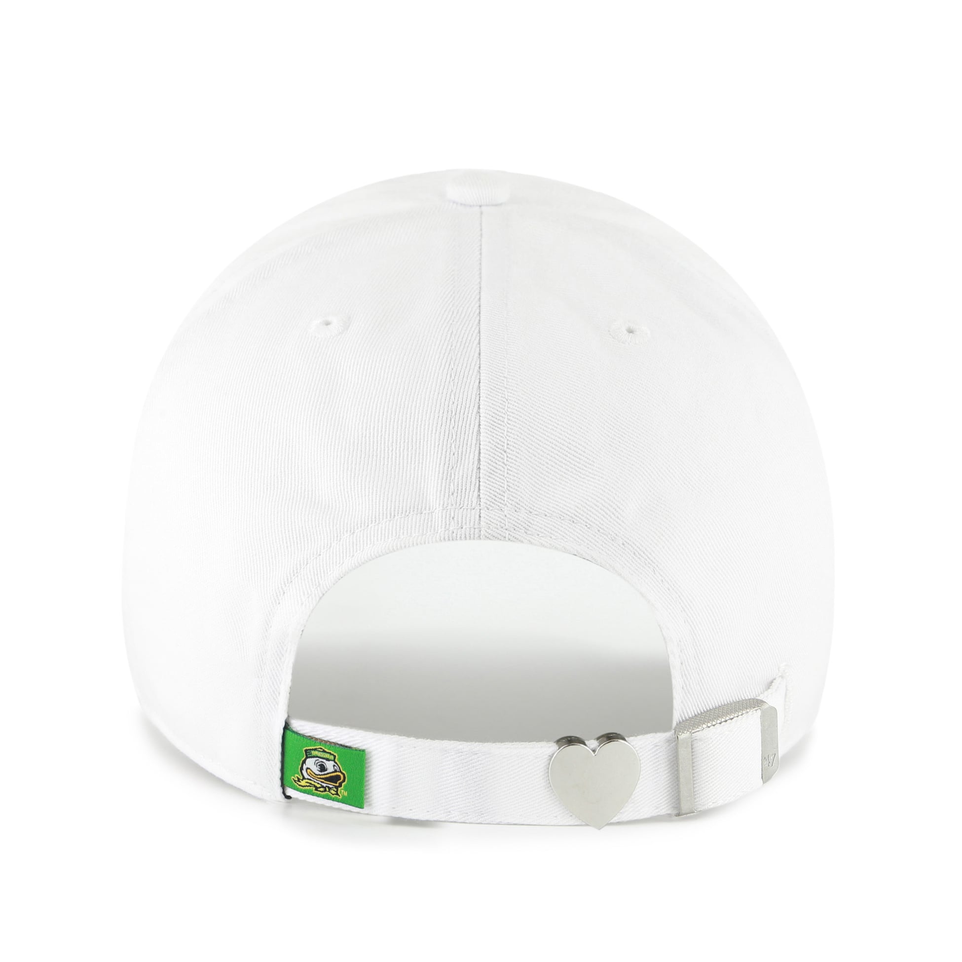 Casquette ajustable pour femme '47 White Oregon Ducks Trendy Script Clean Up