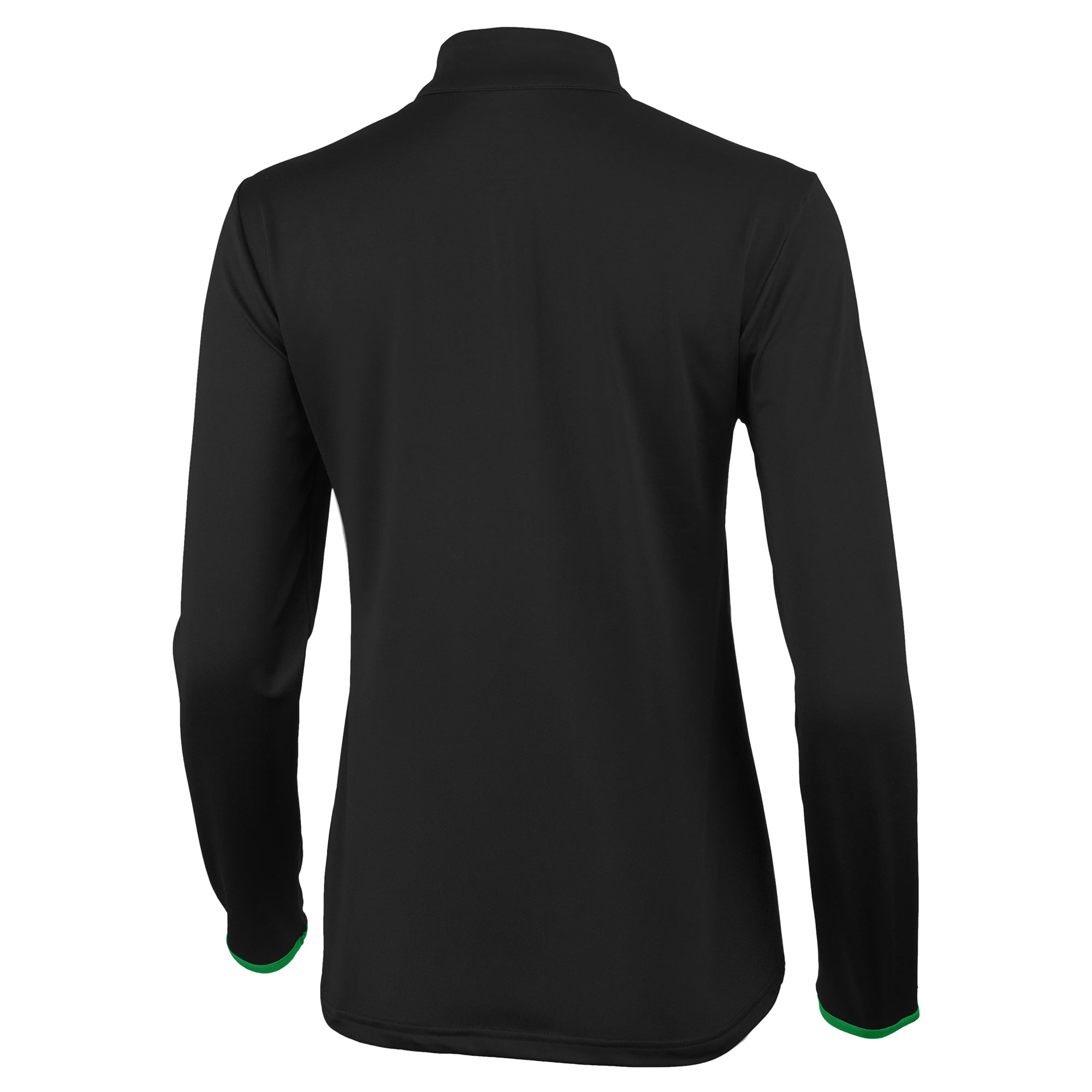 Pull à col zippé Antigua Brink noir et vert Oregon Ducks pour femme