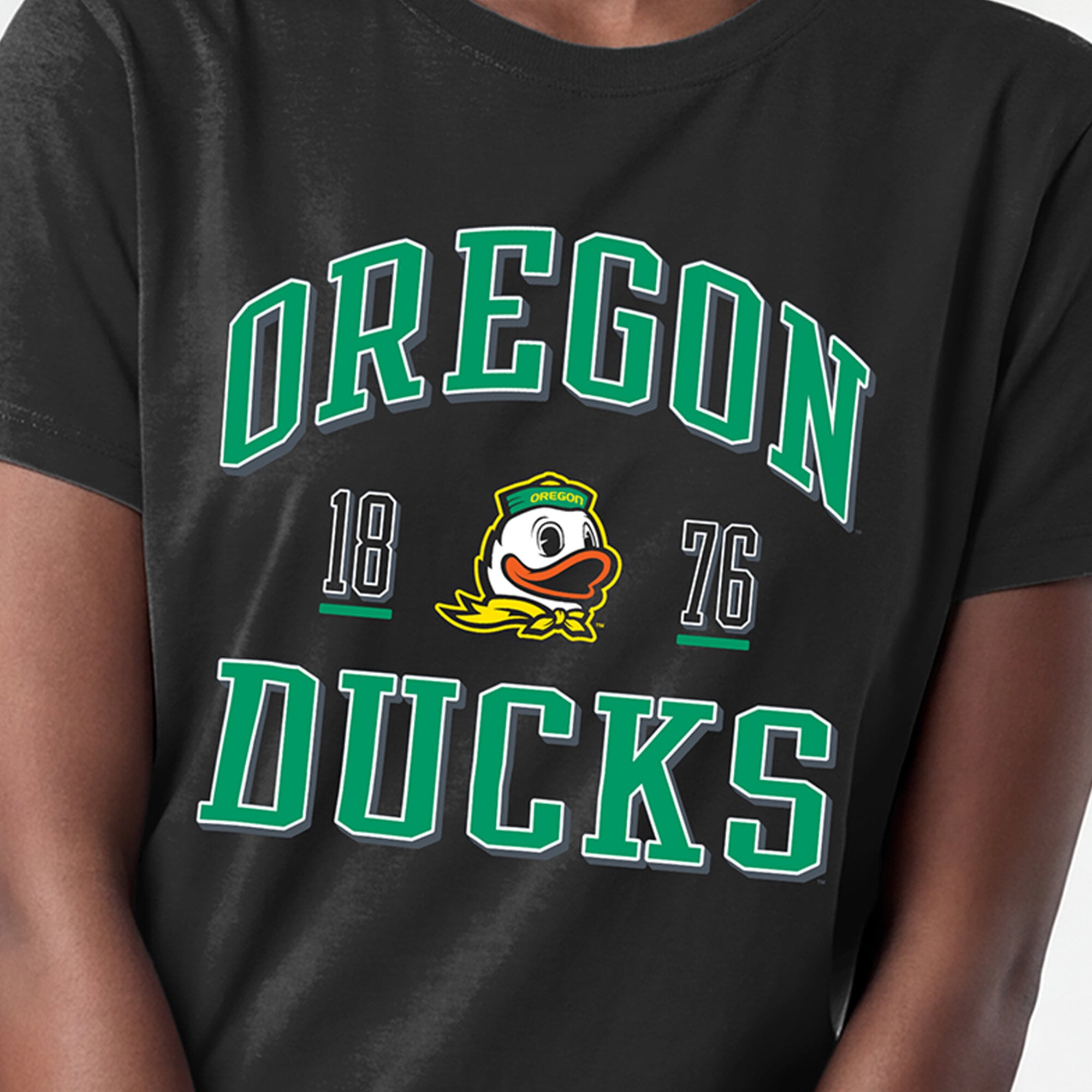 Women's Champion Black Oregon Ducks Lifestyle T-Shirt