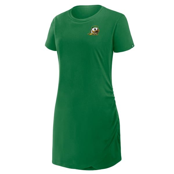 duck green dress Fanatics Women's Oregon Ducks Ruched Drape T-Shirt Duck egg