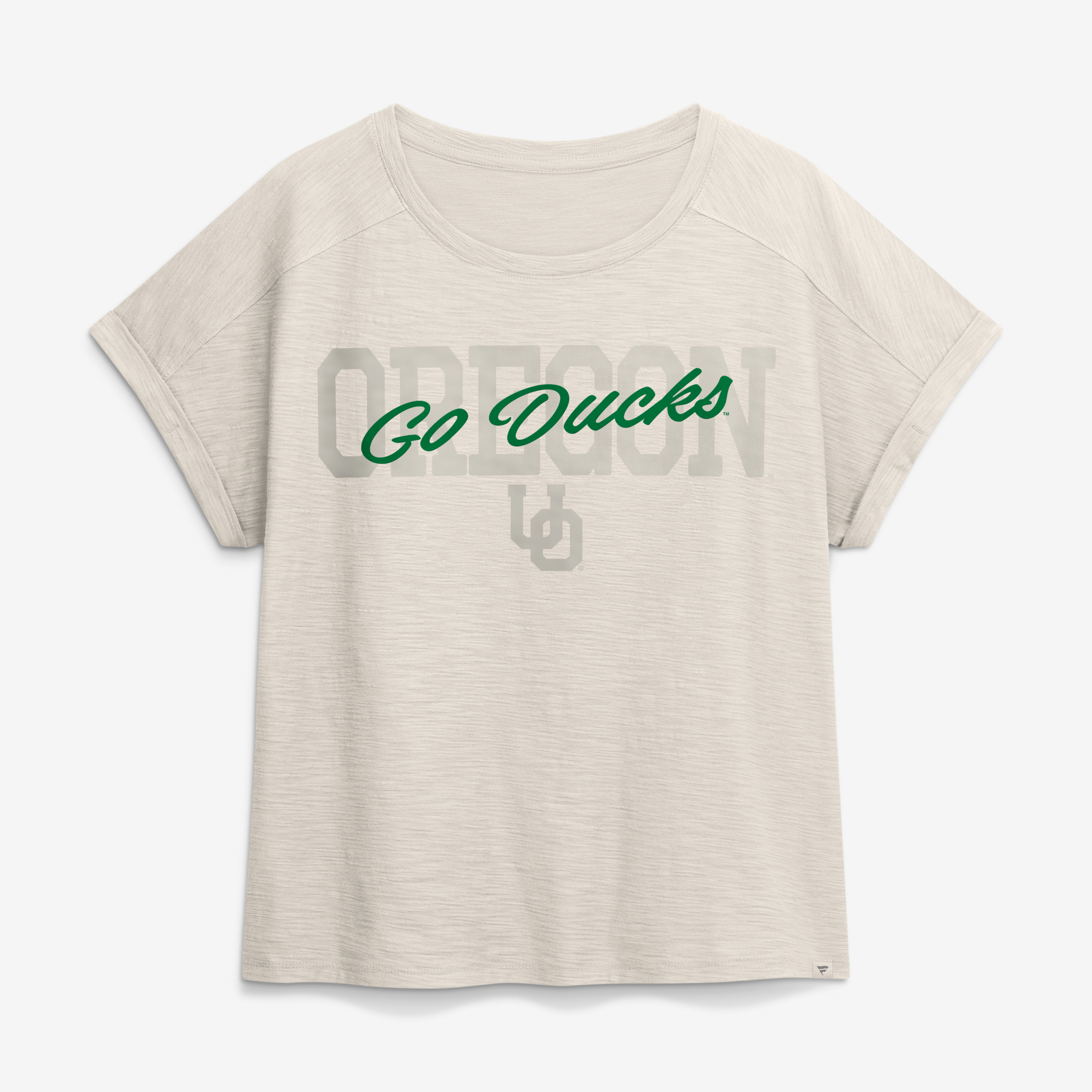 T-shirt oversize premium Fanatics Natural Oregon Ducks Hometown pour femmes