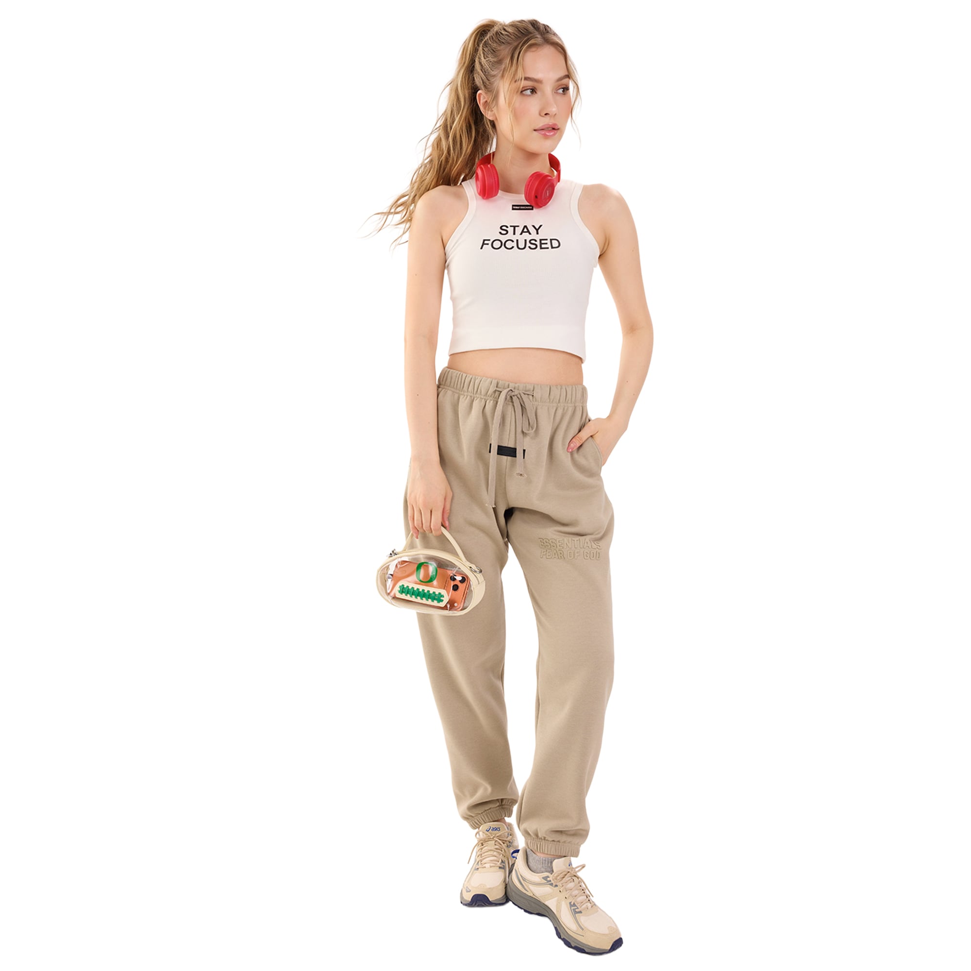 Sac bandoulière transparent Montana West pour femme, motif canards de l'Oregon.