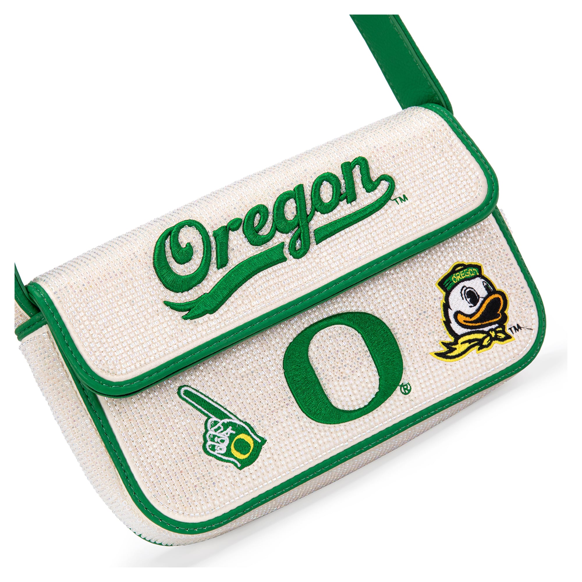Sac à bandoulière à perles Montana West Oregon Ducks pour femme