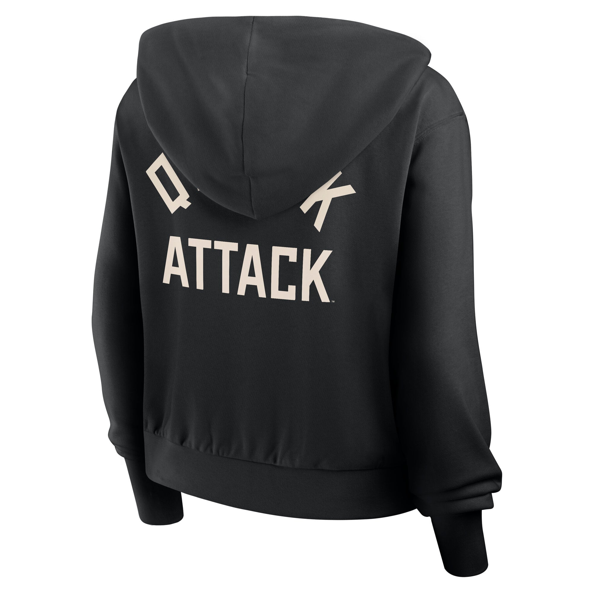 Women's Nike Black Oregon Ducks Mantra Cropped Full-Zip Hoodie