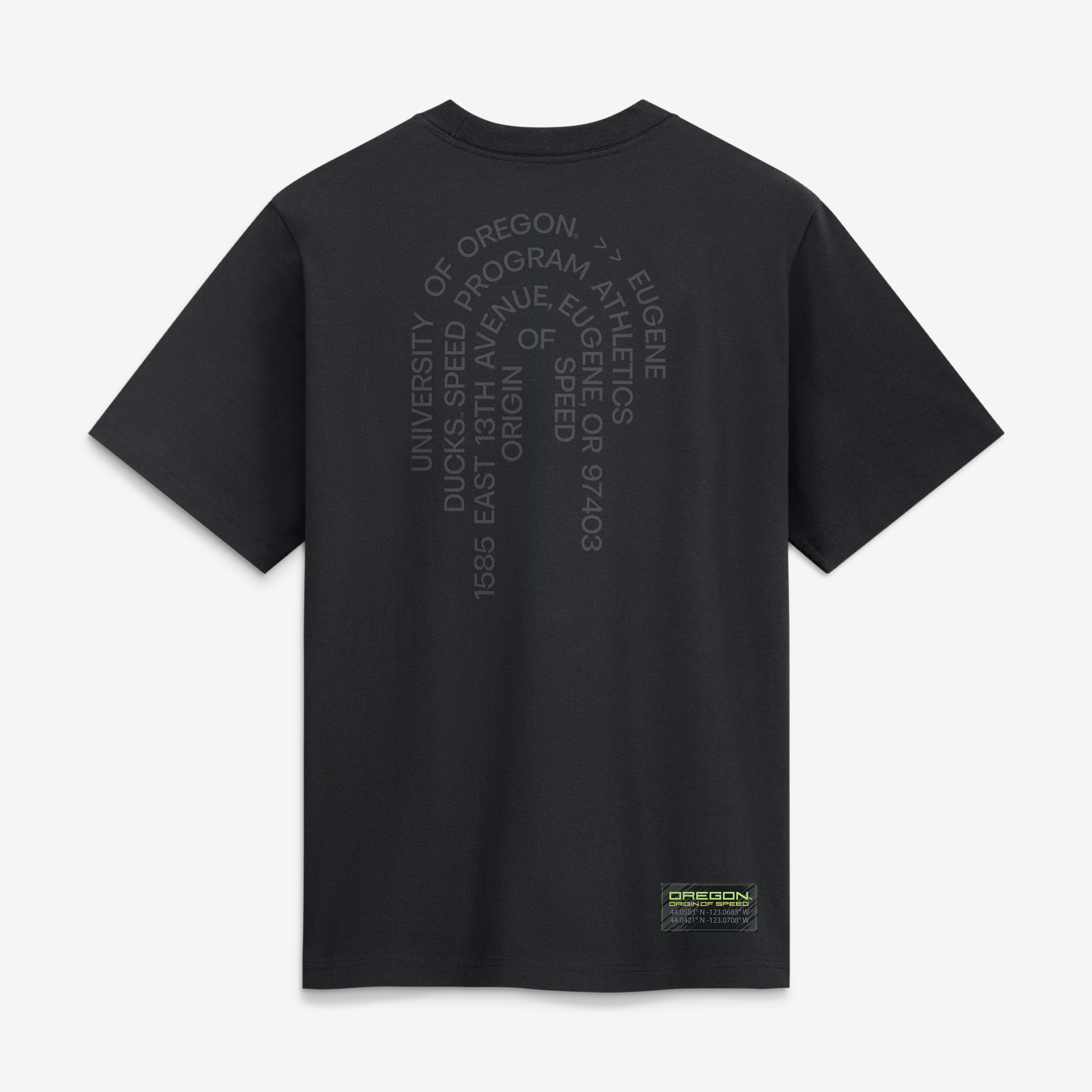 T-shirt Nike Essential Origin of Speed ​​pour femme, noir, Oregon Ducks