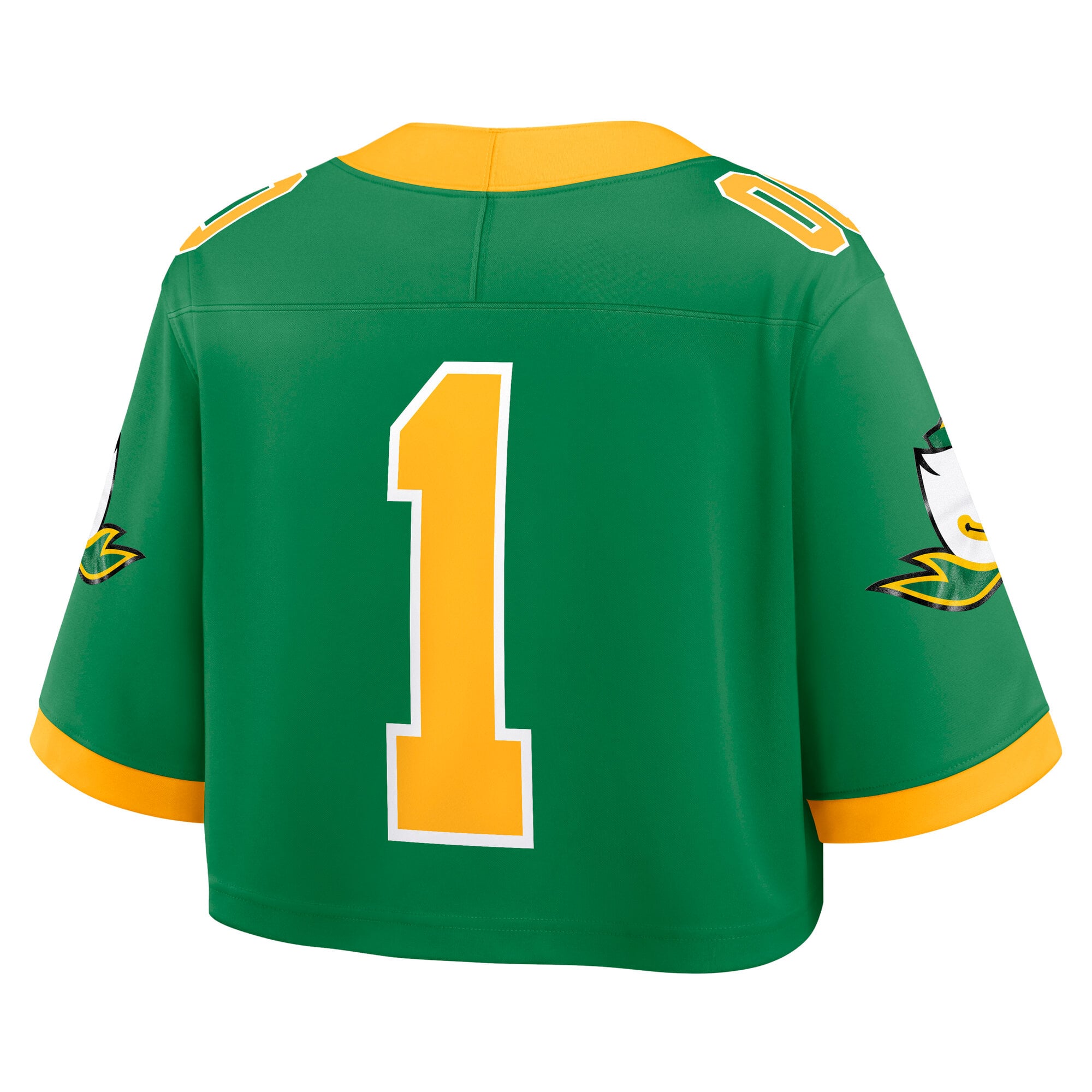Women's Nike Green Oregon Ducks Game Crop Top Jersey