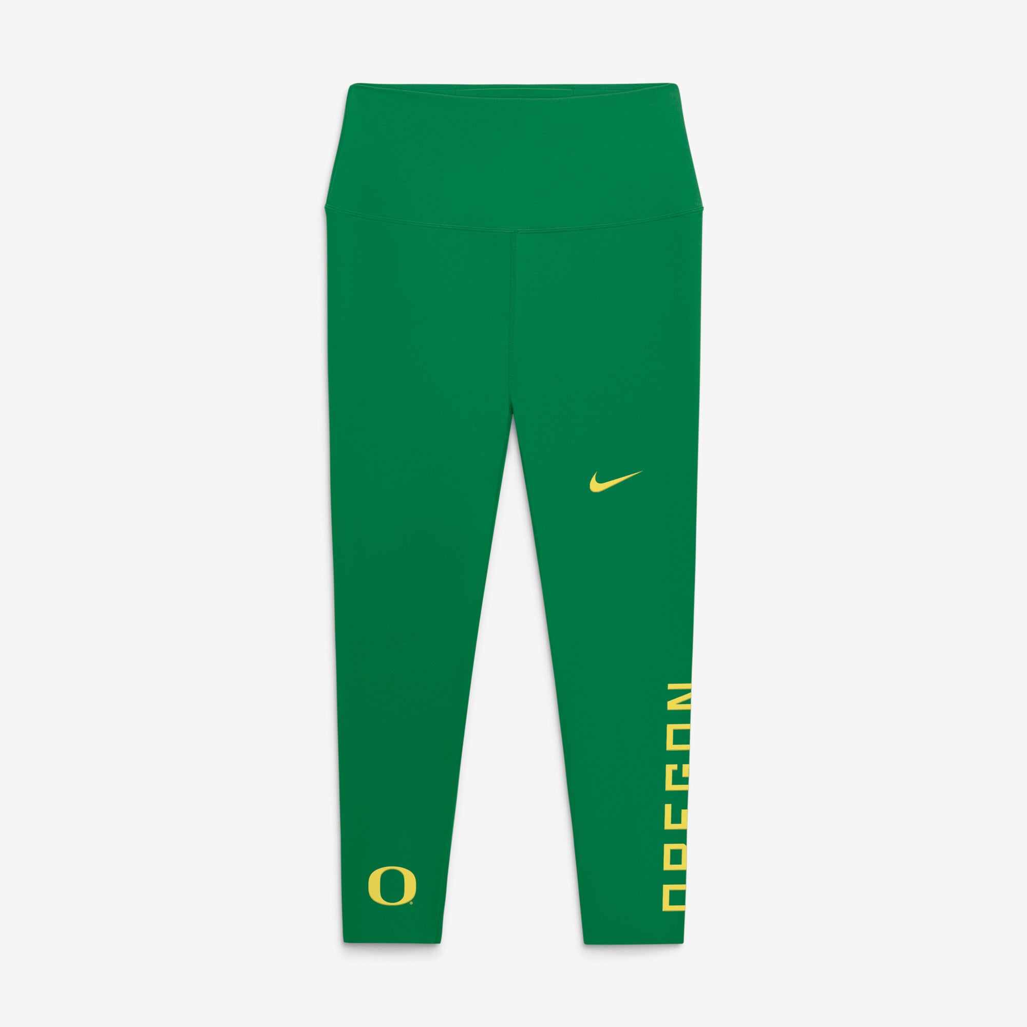 Leggings 7/8 Nike Zenvy vert Oregon Ducks pour femme, taille haute, technologie Dri-FIT