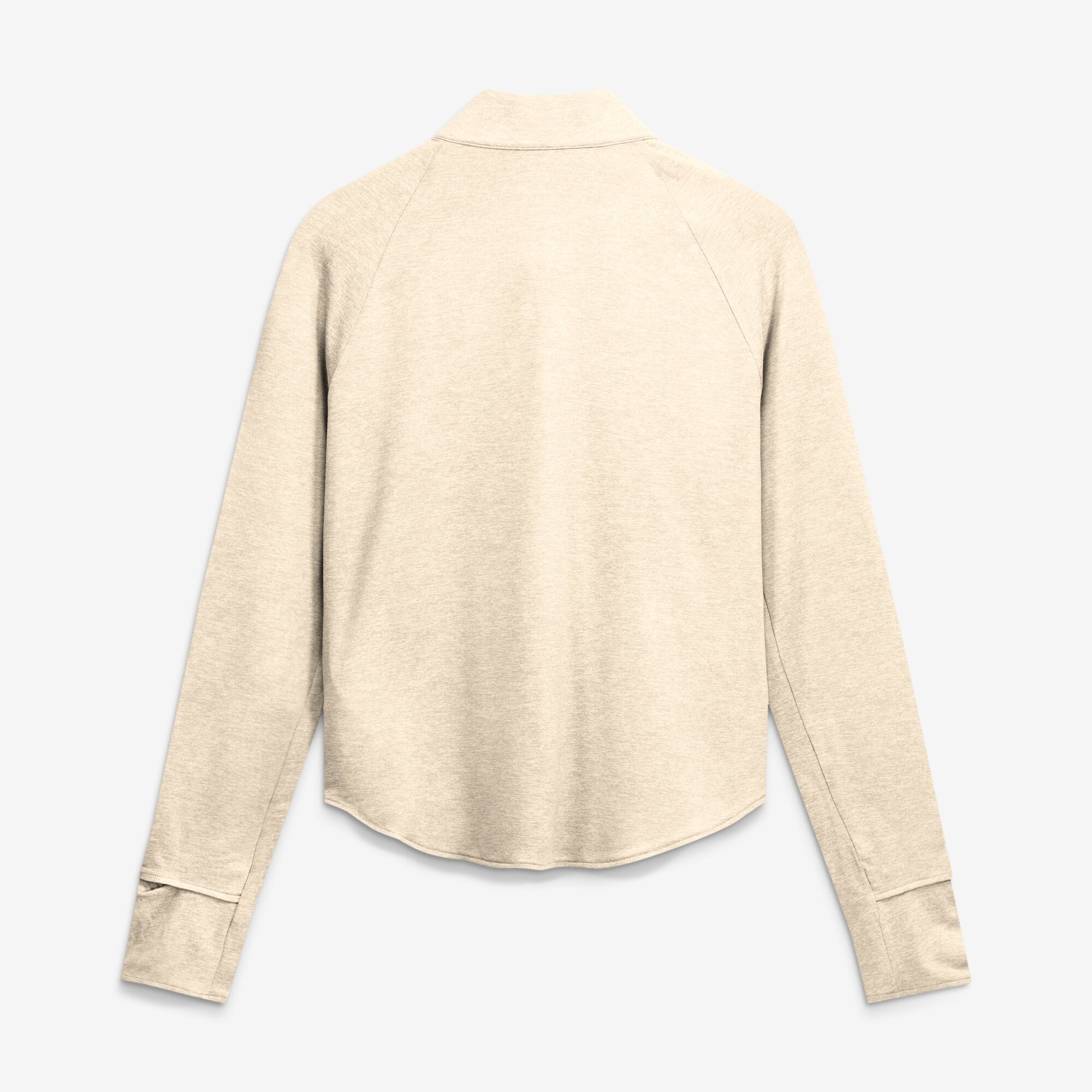 Pull-over Nike Legacy Swift Dri-FIT demi-zip pour femme, couleur naturelle, Oregon Ducks
