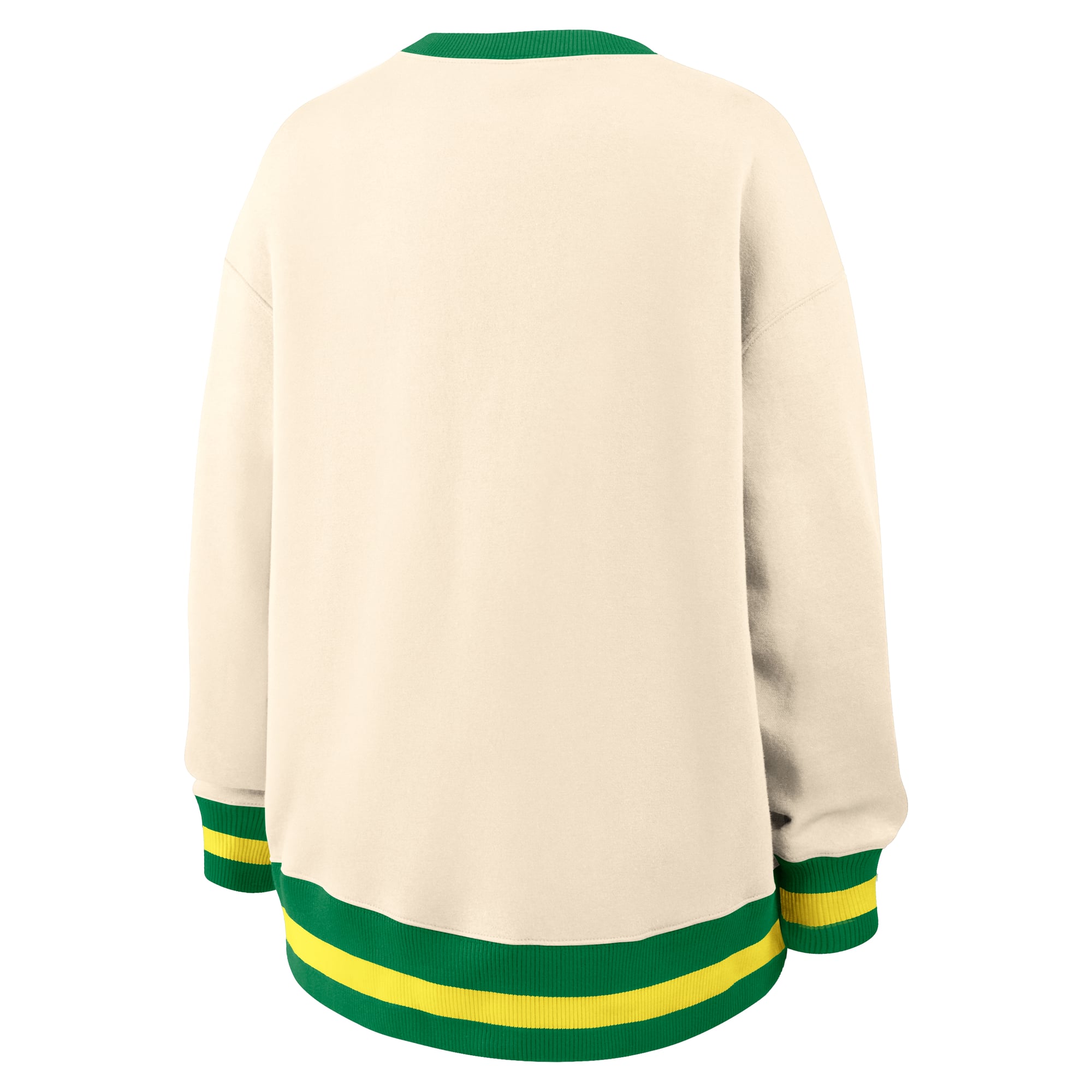 Sweat-shirt Nike Natural Oregon Ducks pour femme, modèle Legacy Arch Phoenix oversize