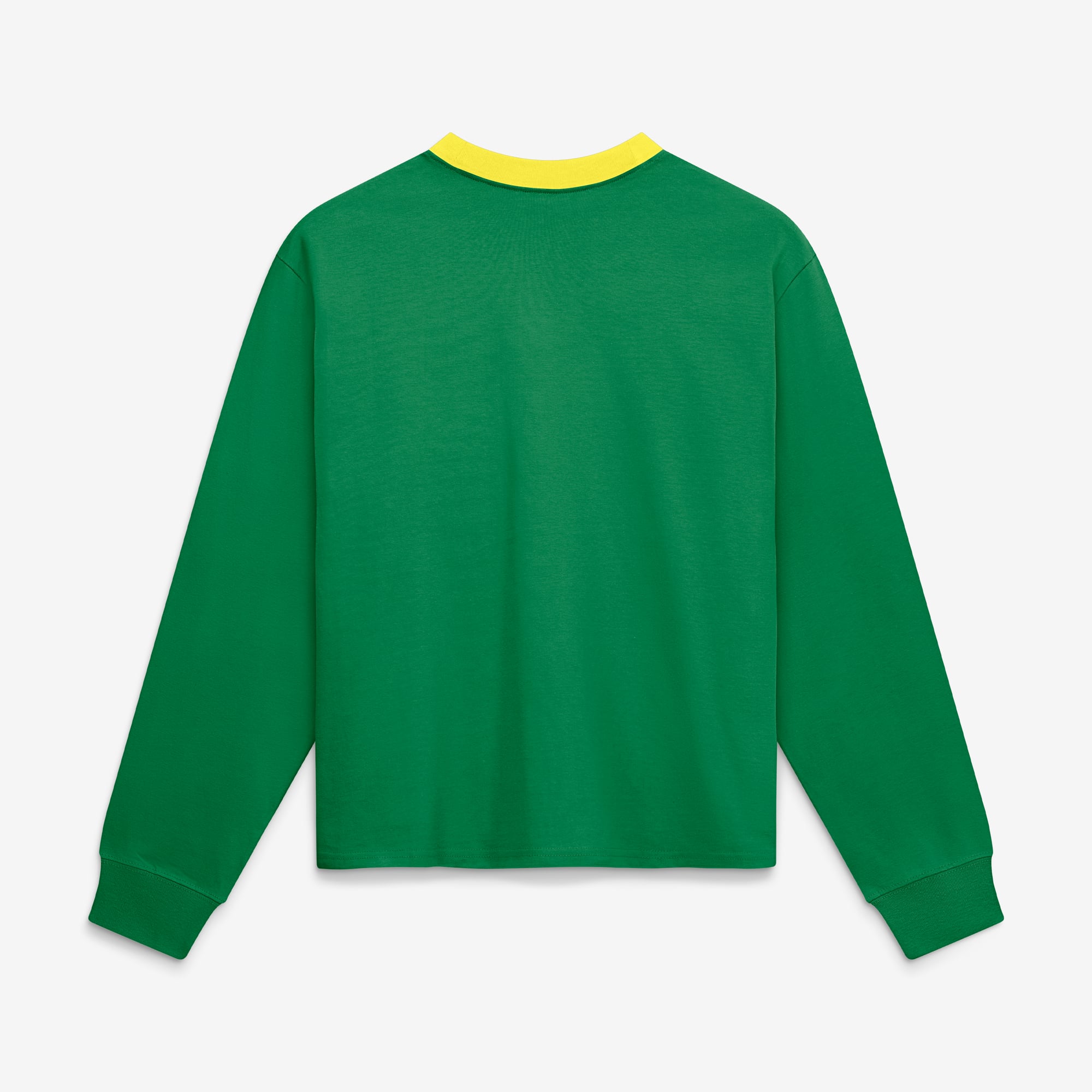 T-shirt à manches longues Nike Oregon Ducks Green Ringer Boxy pour femmes