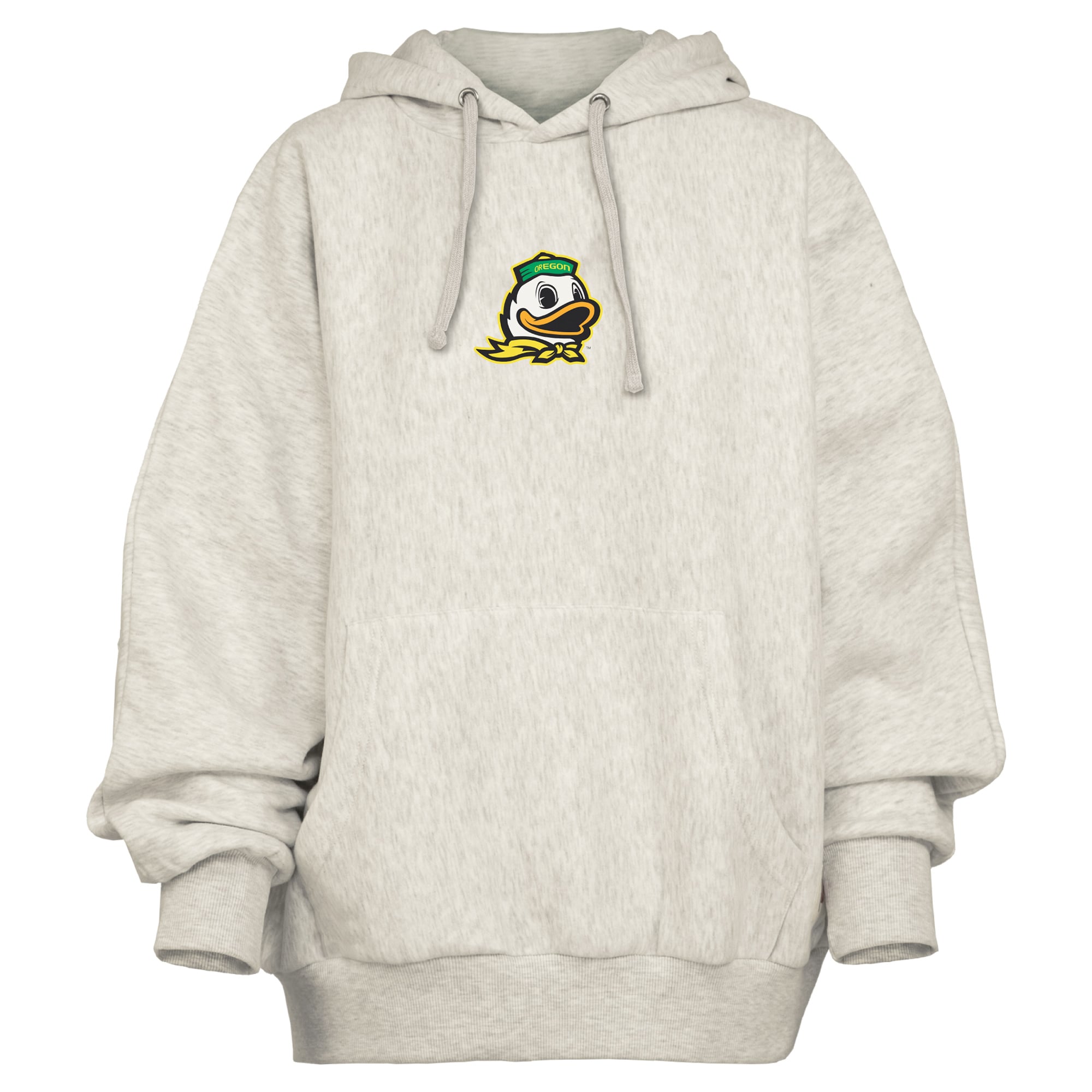 Sweat à capuche oversize gris Pressbox pour femme, Oregon Ducks Belvedere