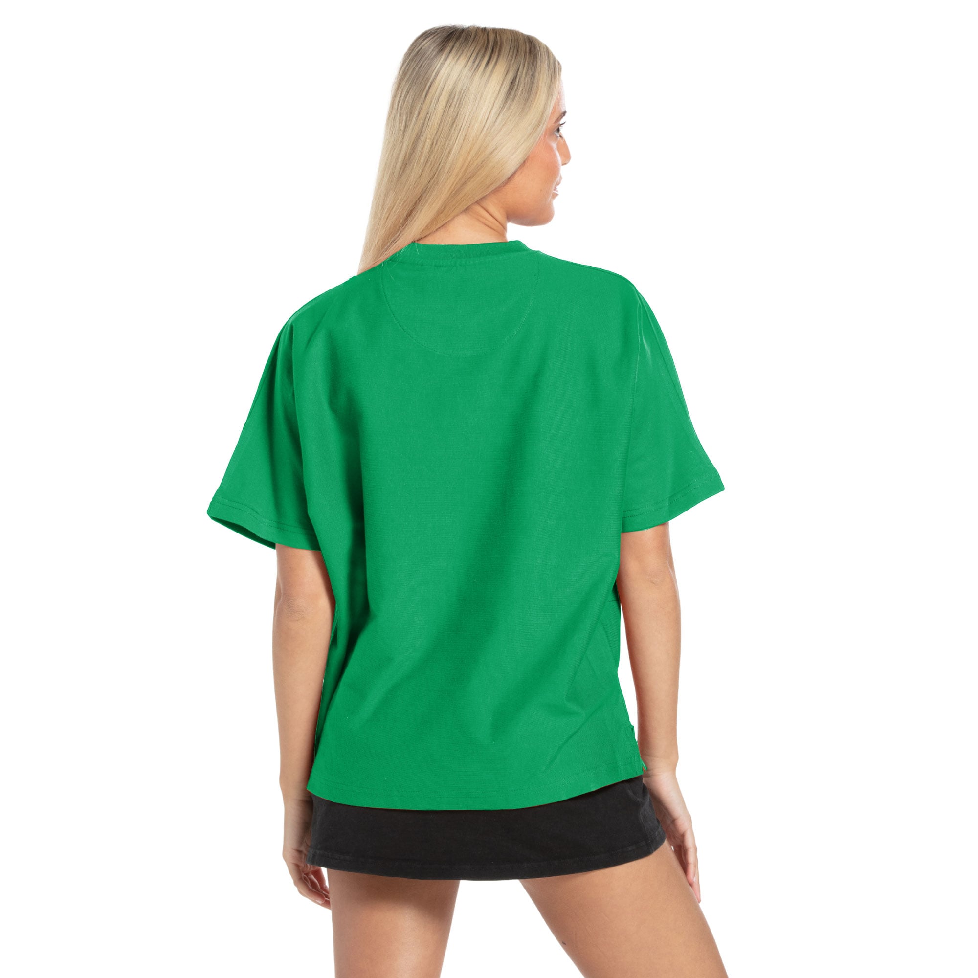 Women's Pressbox  Green Oregon Ducks Flannigan Oversized T-Shirt