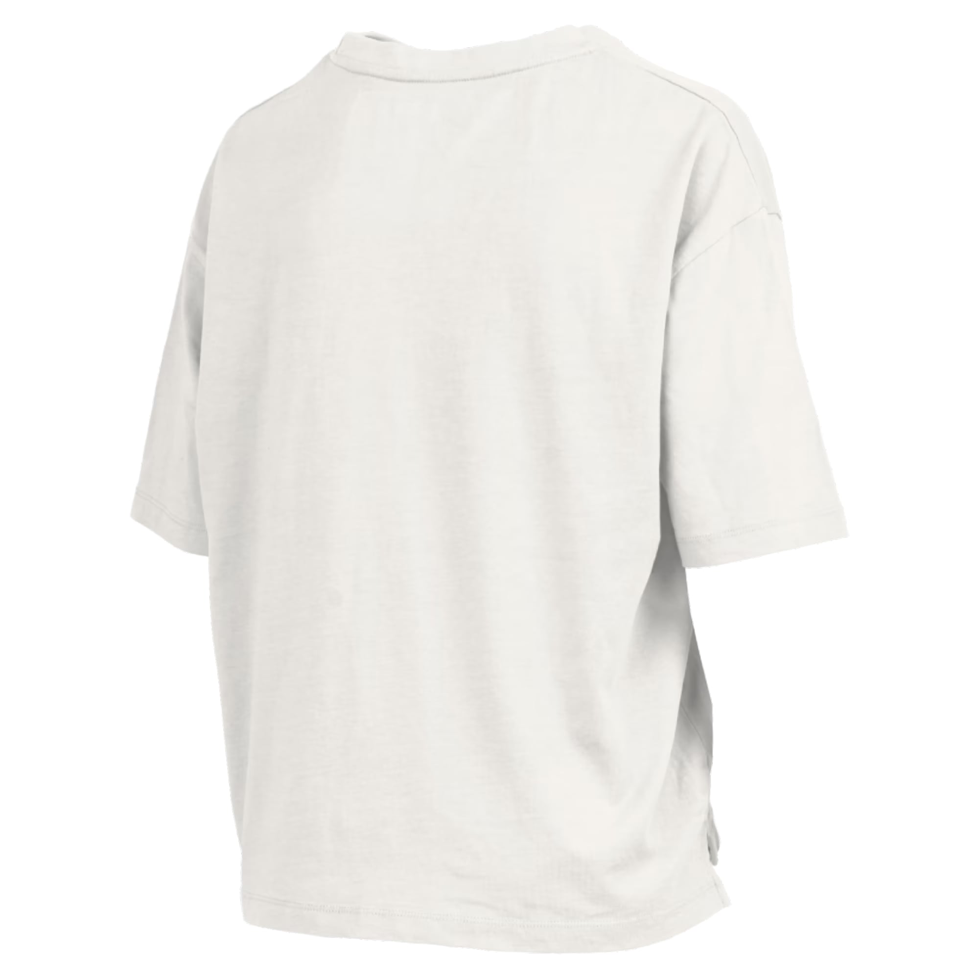 T-shirt oversize Pressbox blanc Oregon Ducks Nelson Arch Over Logo Slub pour femme