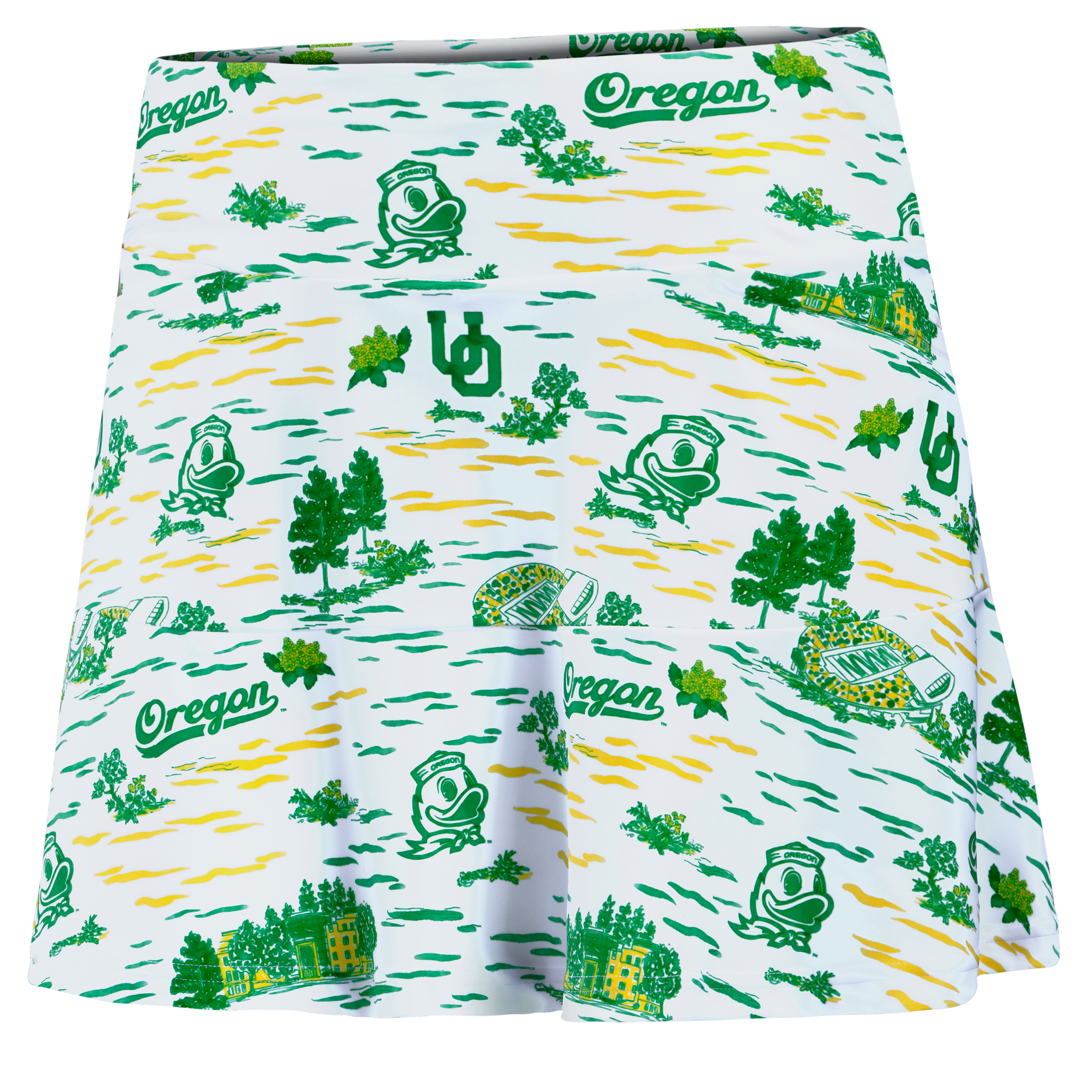 Women's Smith & Quinn White Oregon Ducks Toile Molly Skort