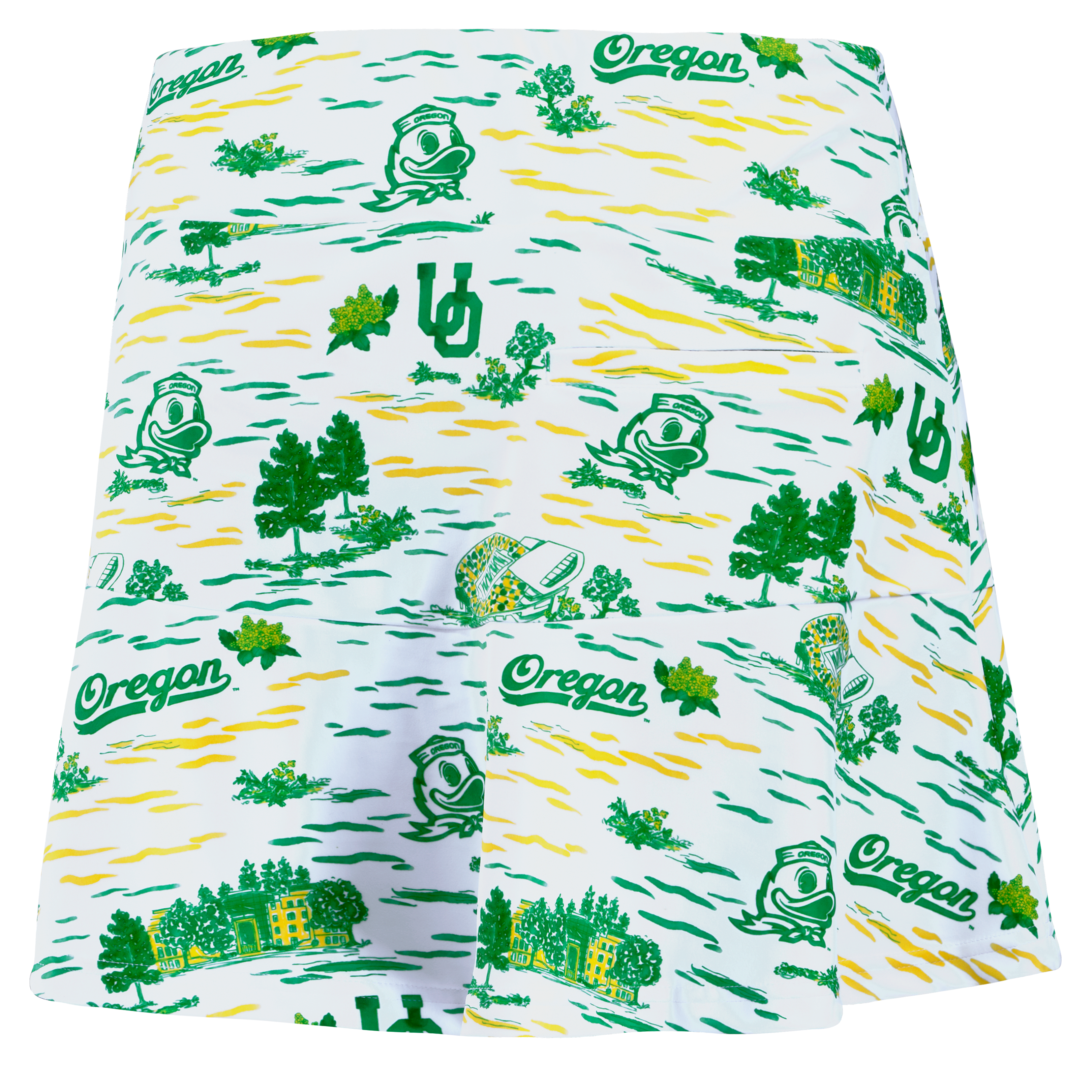 Women's Smith & Quinn White Oregon Ducks Toile Molly Skort