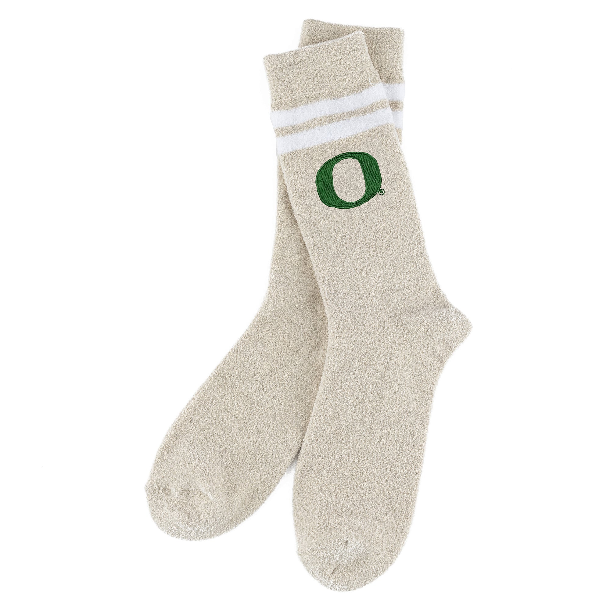 Chaussettes en peluche Victory pour femmes ZooZatz crème Oregon Ducks