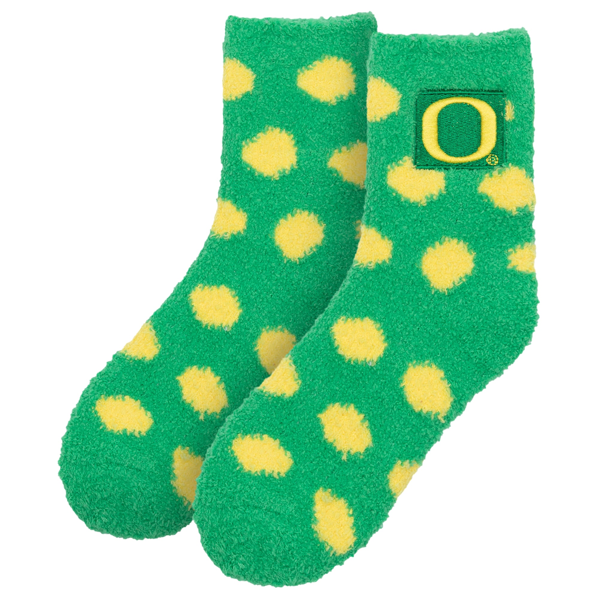 Chaussettes en peluche à pois ZooZatz Oregon Ducks pour femmes