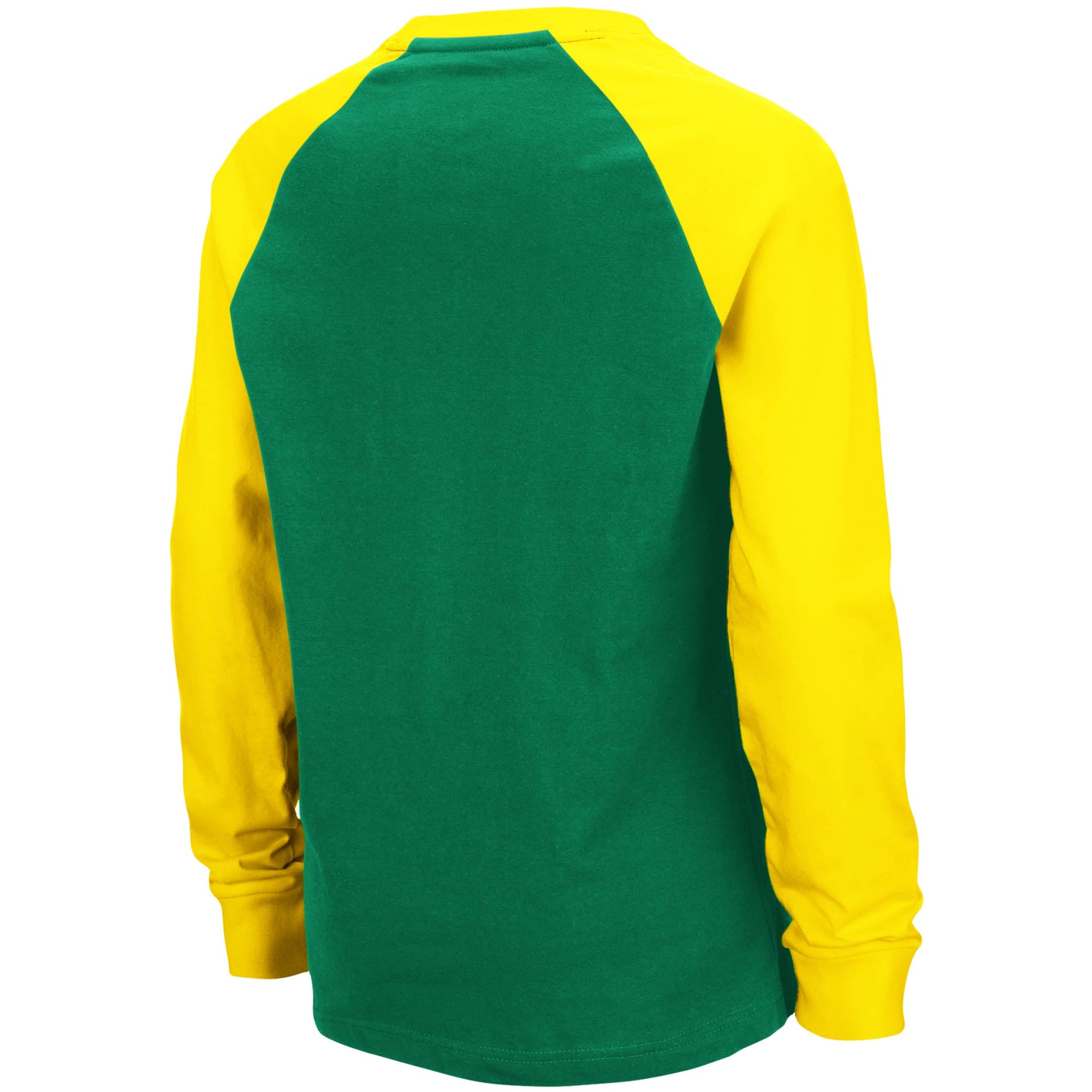 Youth Colosseum Green Oregon Ducks Beanie Raglan Long Sleeve T-Shirt