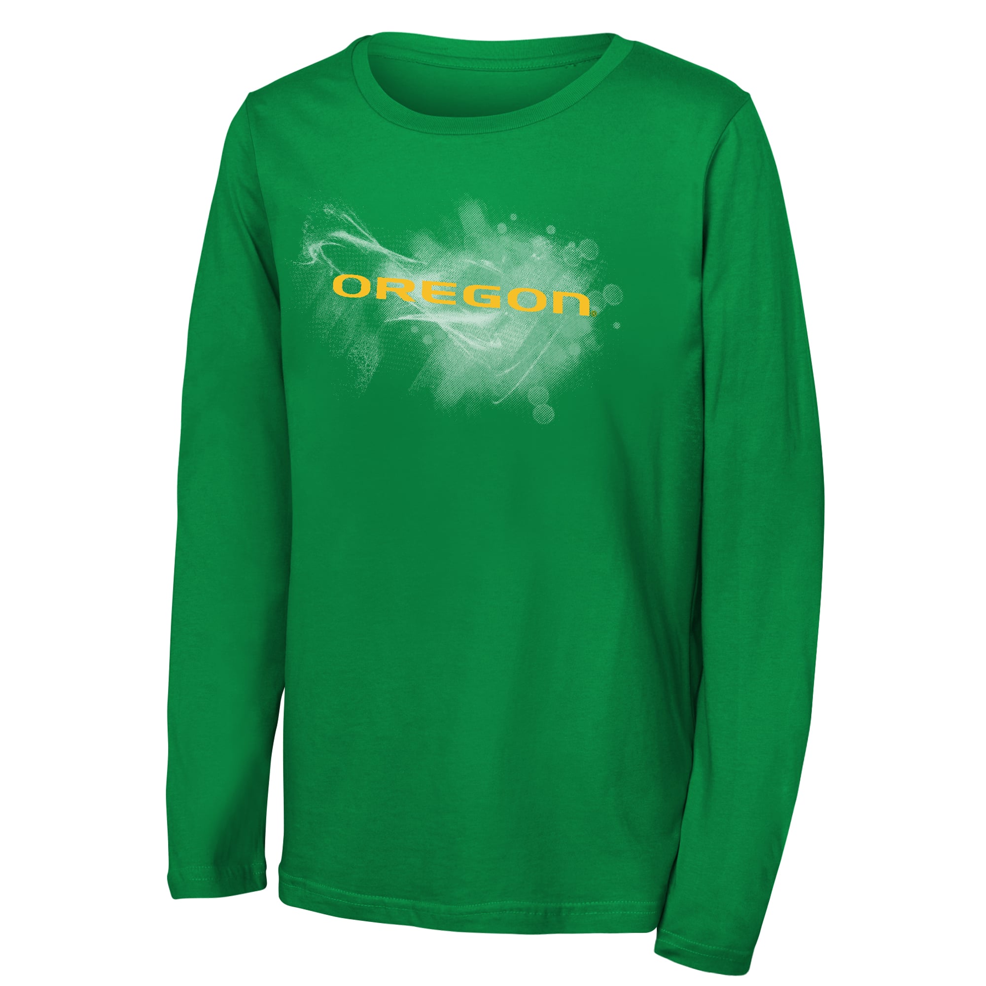 T-shirt à manches longues Youth Outerstuff Green Oregon Ducks Full Steam