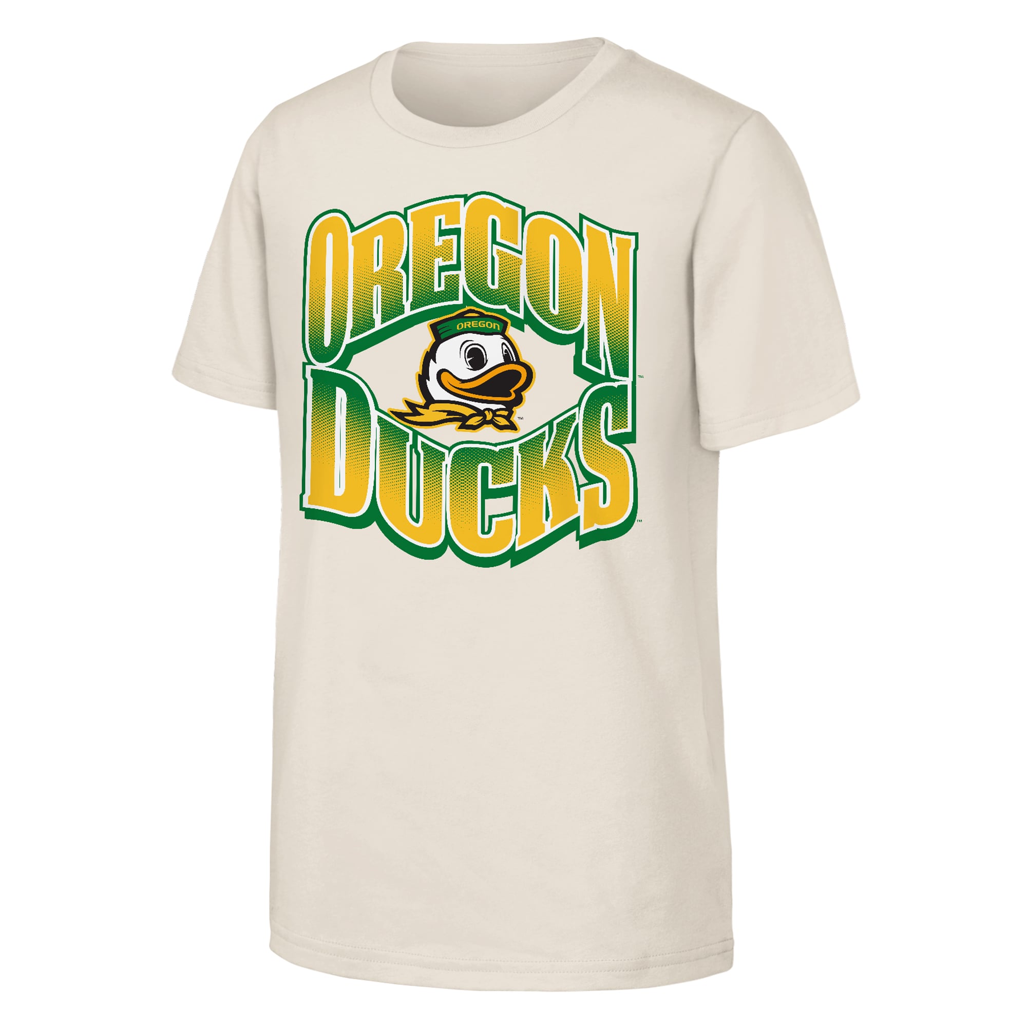 T-shirt universitaire Youth Outerstuff Natural Oregon Ducks