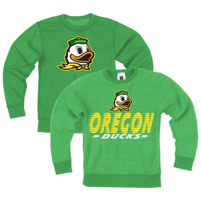 Sweat-shirt réversible pour enfants Oregon Ducks Wes & Willy - Vert
