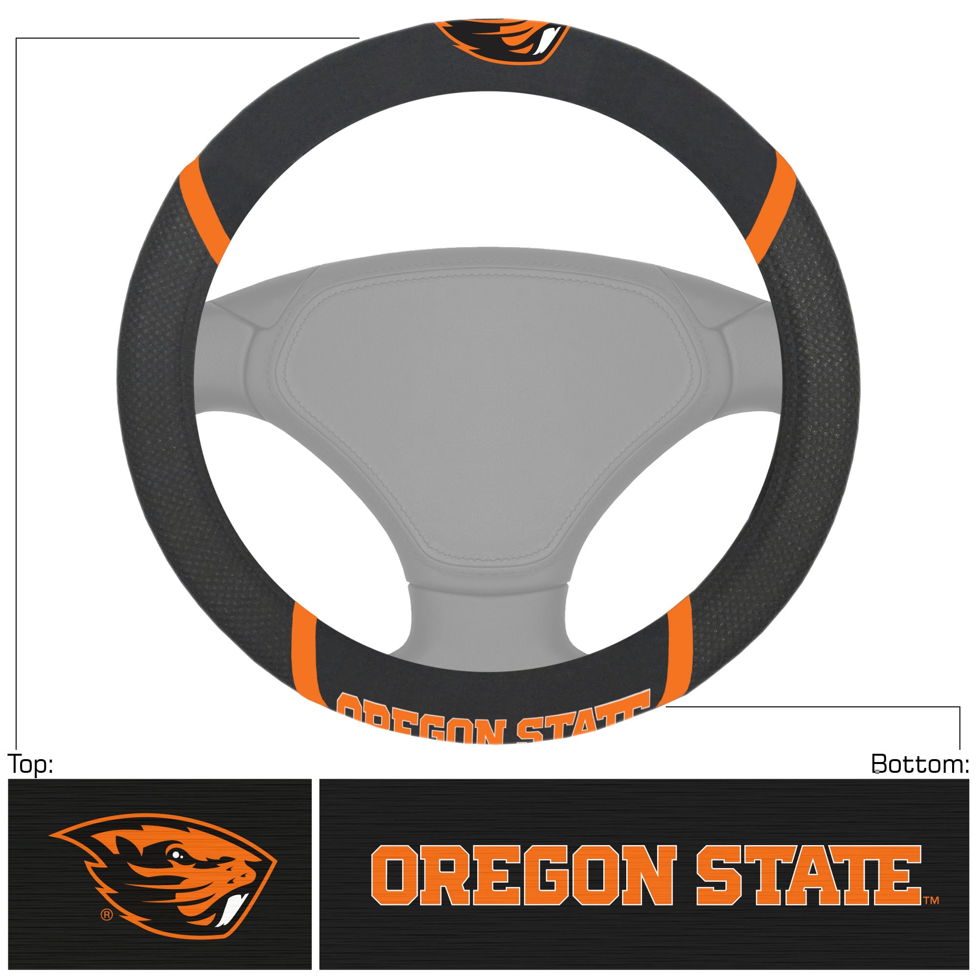 Housse de volant Logo Brands Oregon State Beavers