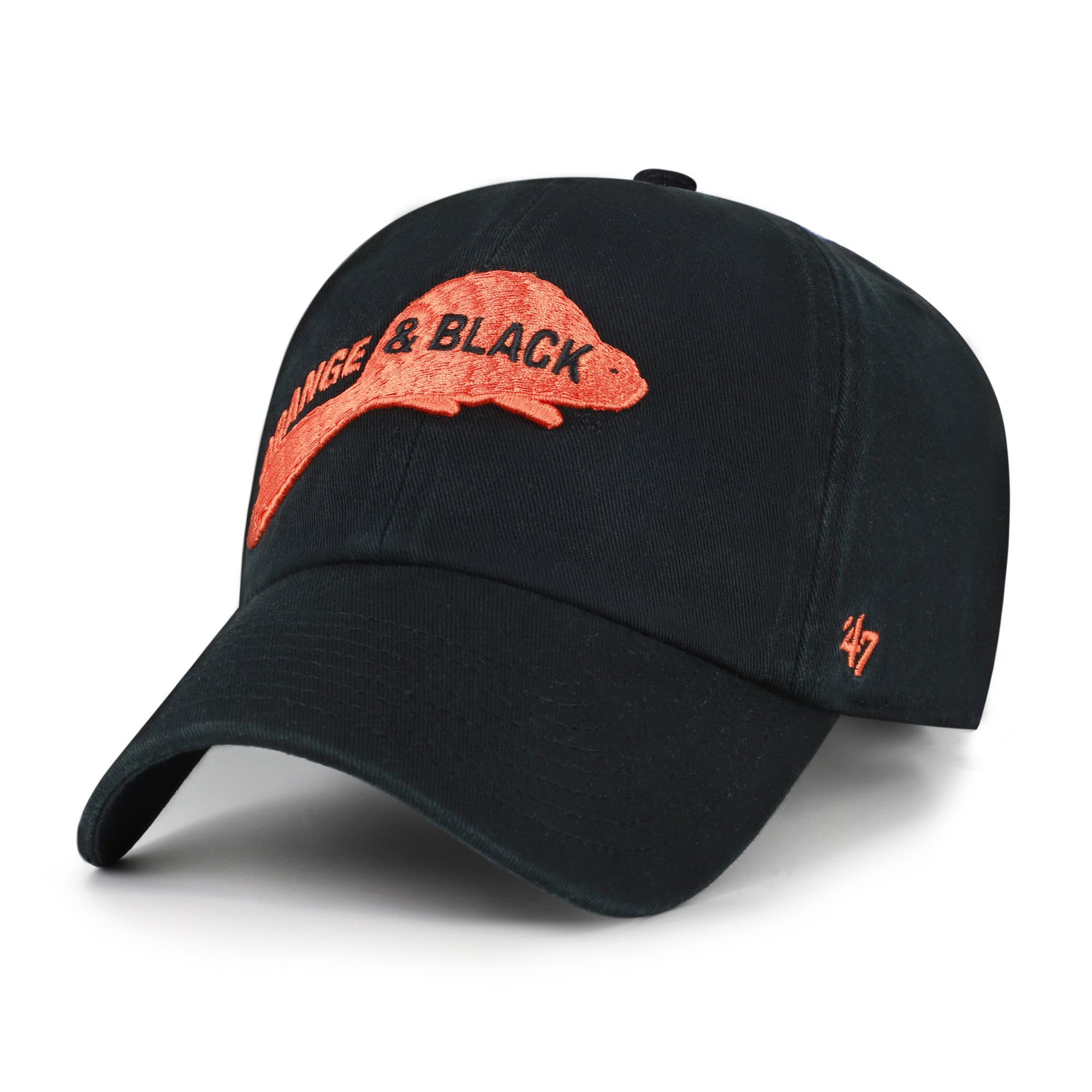 Casquette ajustable '47 Black Oregon State Beavers Vault Clean Up pour homme