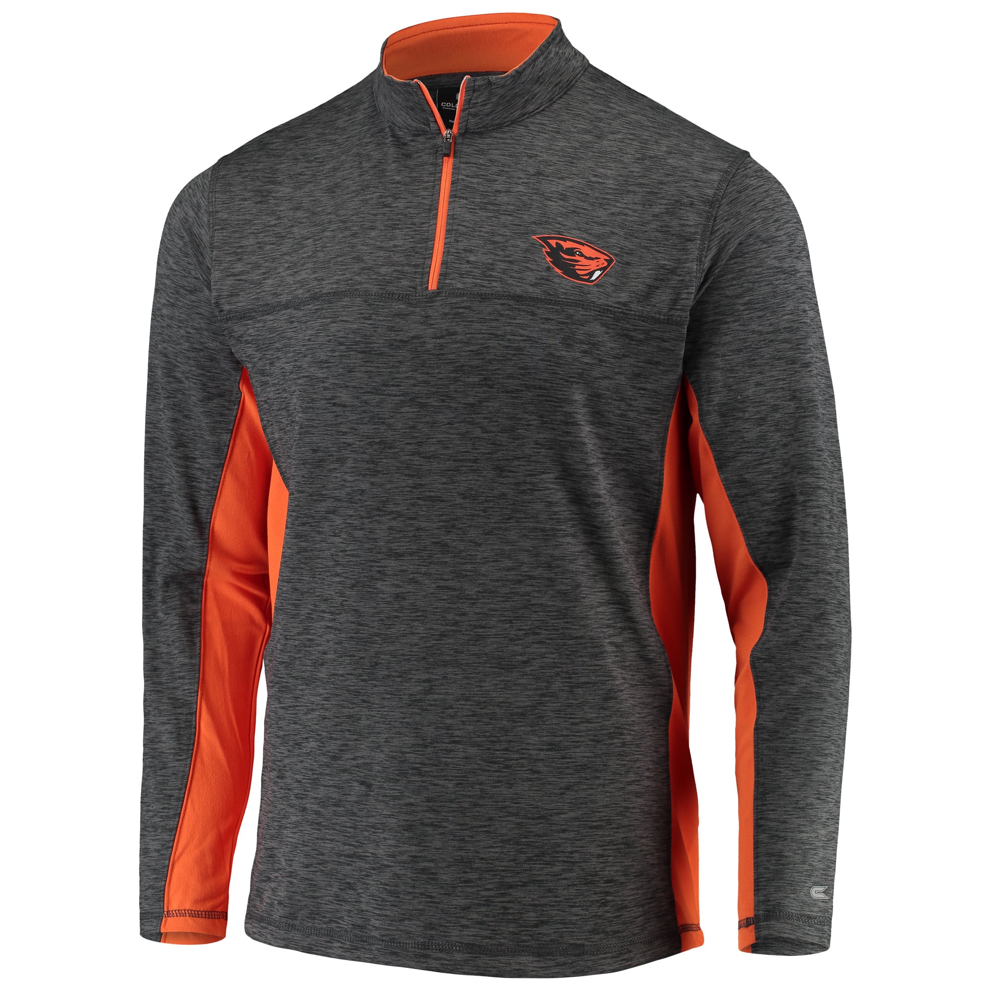 Men's Colosseum Heathered Charcoal Oregon State Beavers Milton