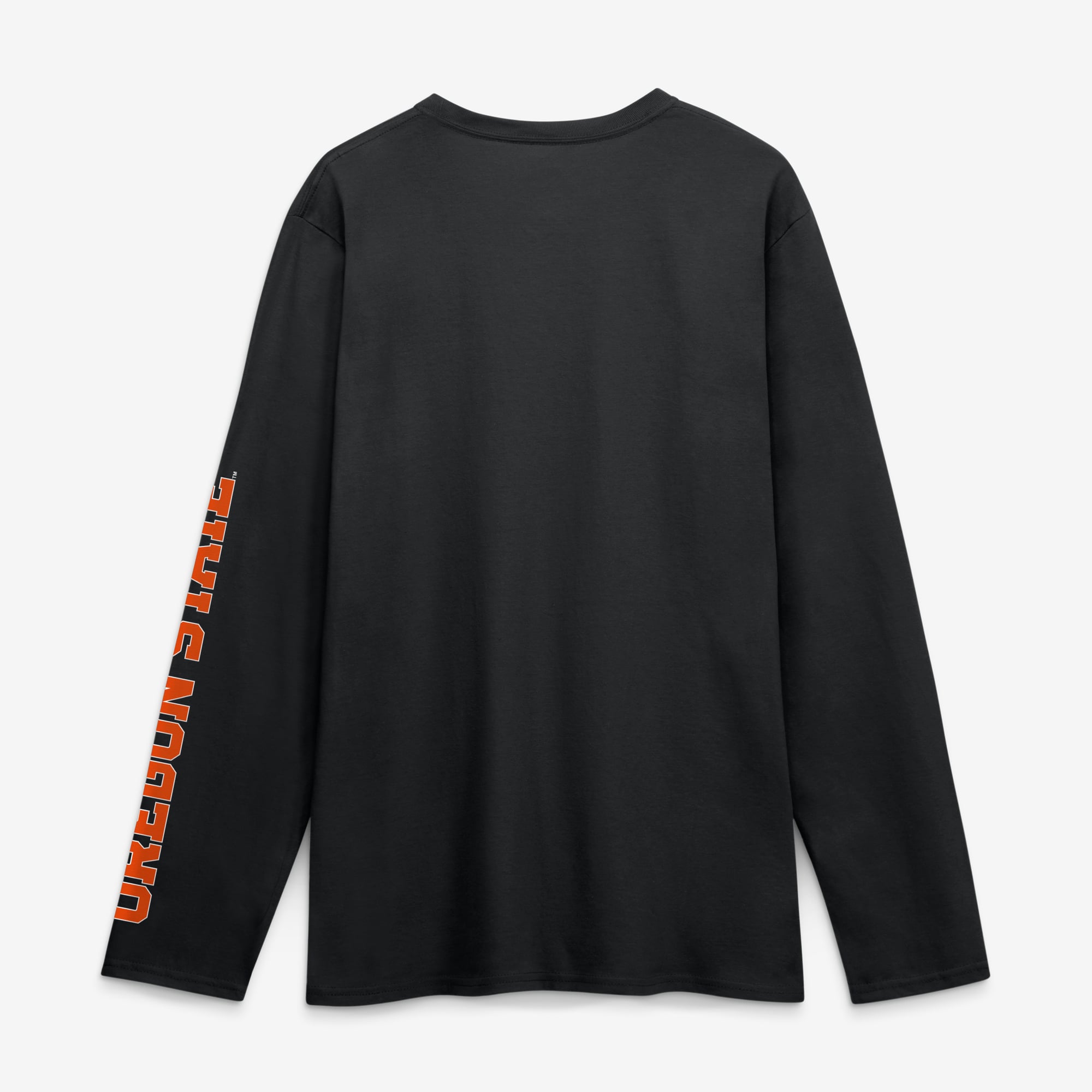 Men's Logo Athletic Black Oregon State Beavers Primary Long Sleeve T-Shirt