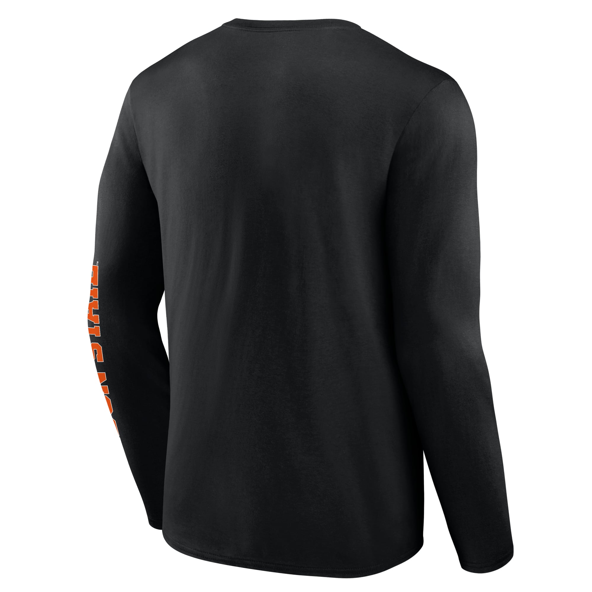 Men's Logo Athletic Black Oregon State Beavers Primary Long Sleeve T-Shirt