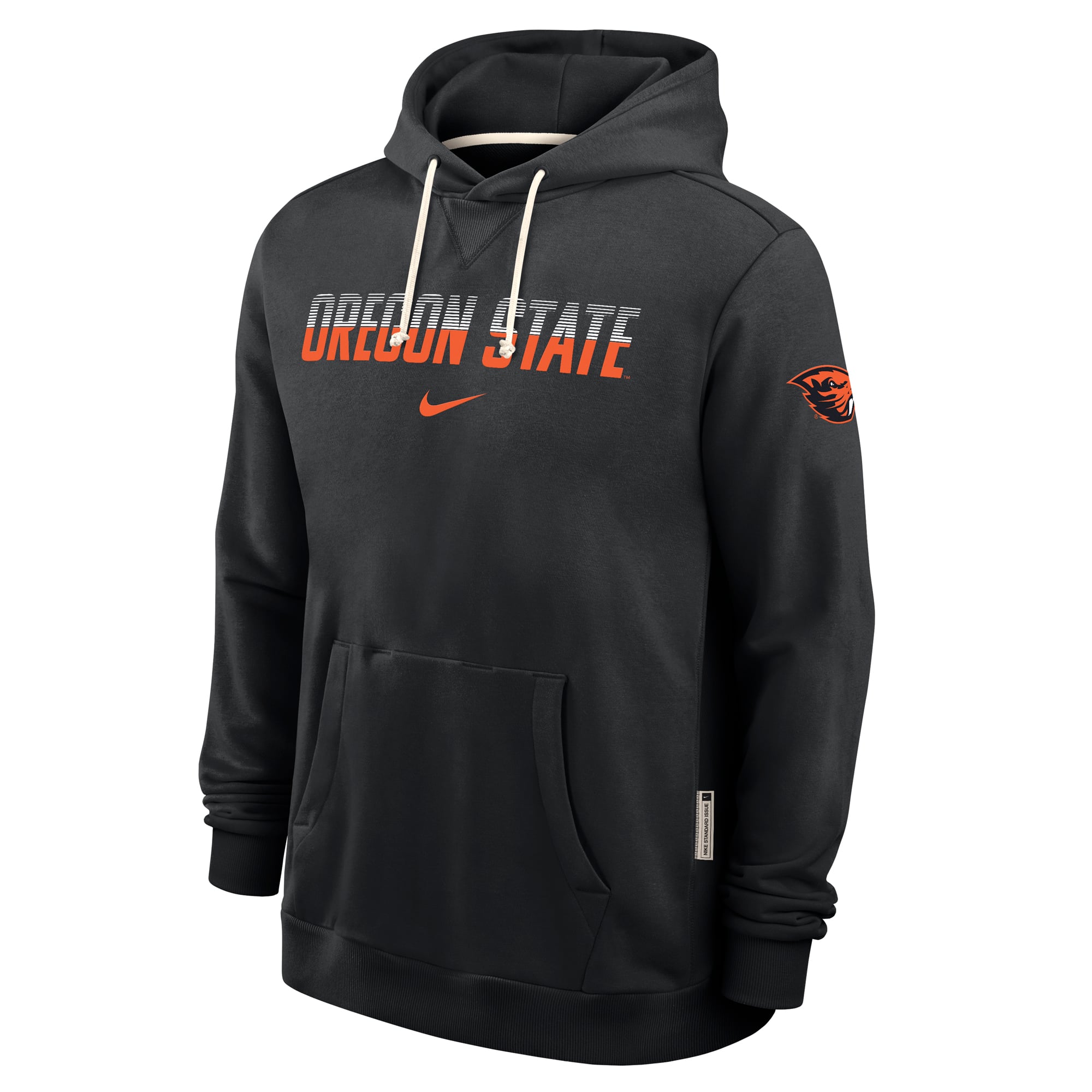 Sweat à capuche Nike Dri-FIT noir pour homme, édition standard 2026 des Oregon State Beavers de l'Oregon