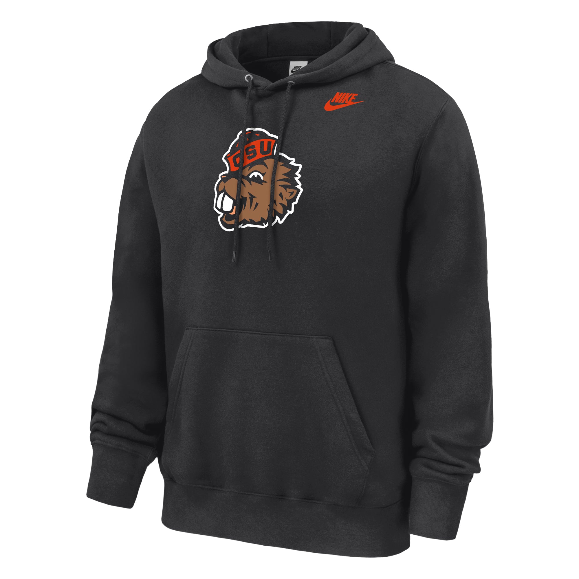 Men's Nike Black Oregon State Beavers Club Fleece Hoodie