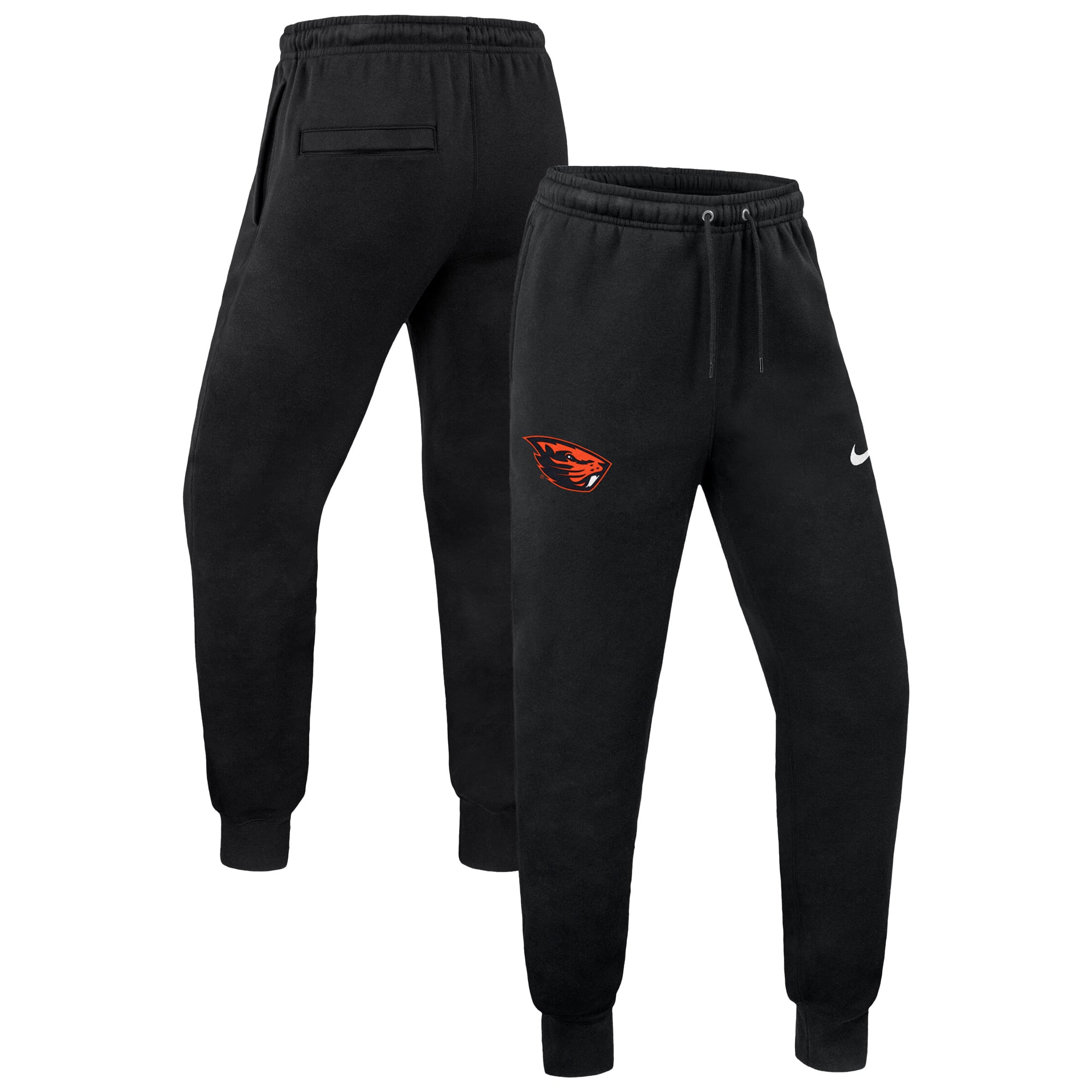 Pantalon de jogging en polaire Nike noir pour homme, modèle Oregon State Beavers Club