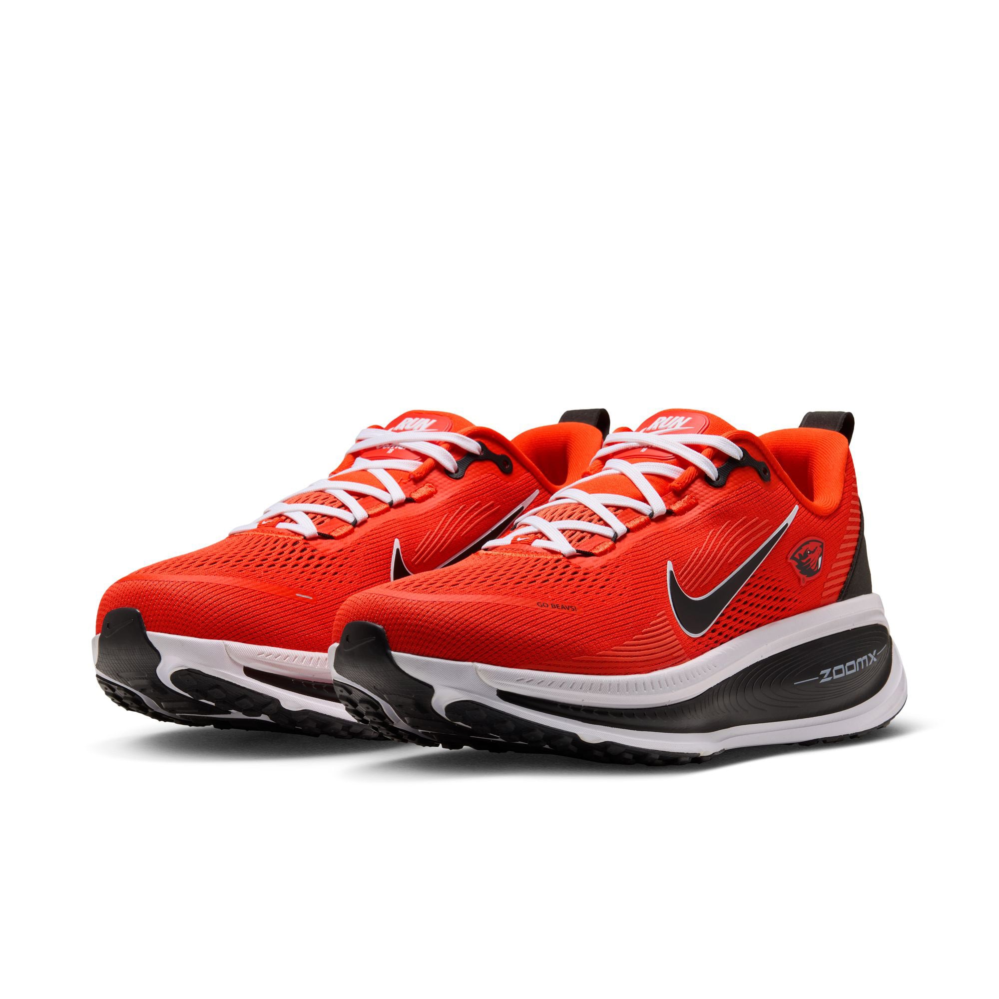 Men's Nike Orange Oregon State Beavers Vomero 18 Running Shoes