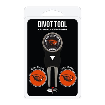 Oregon State Beavers Golf Divot Tool Pack with 3 Magnetic Markers