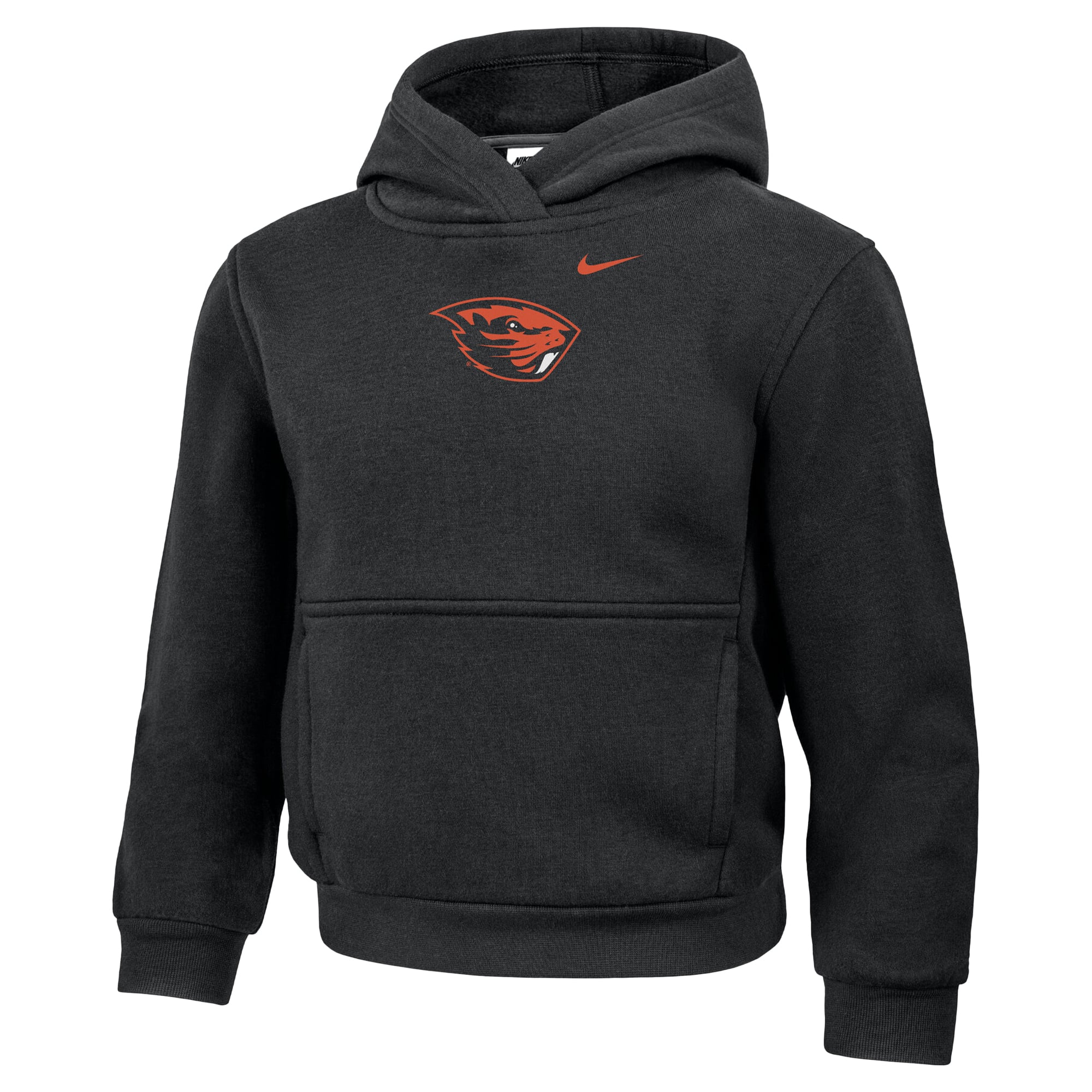 Sweat à capuche Nike noir Oregon State Beavers pour enfants d'âge préscolaire