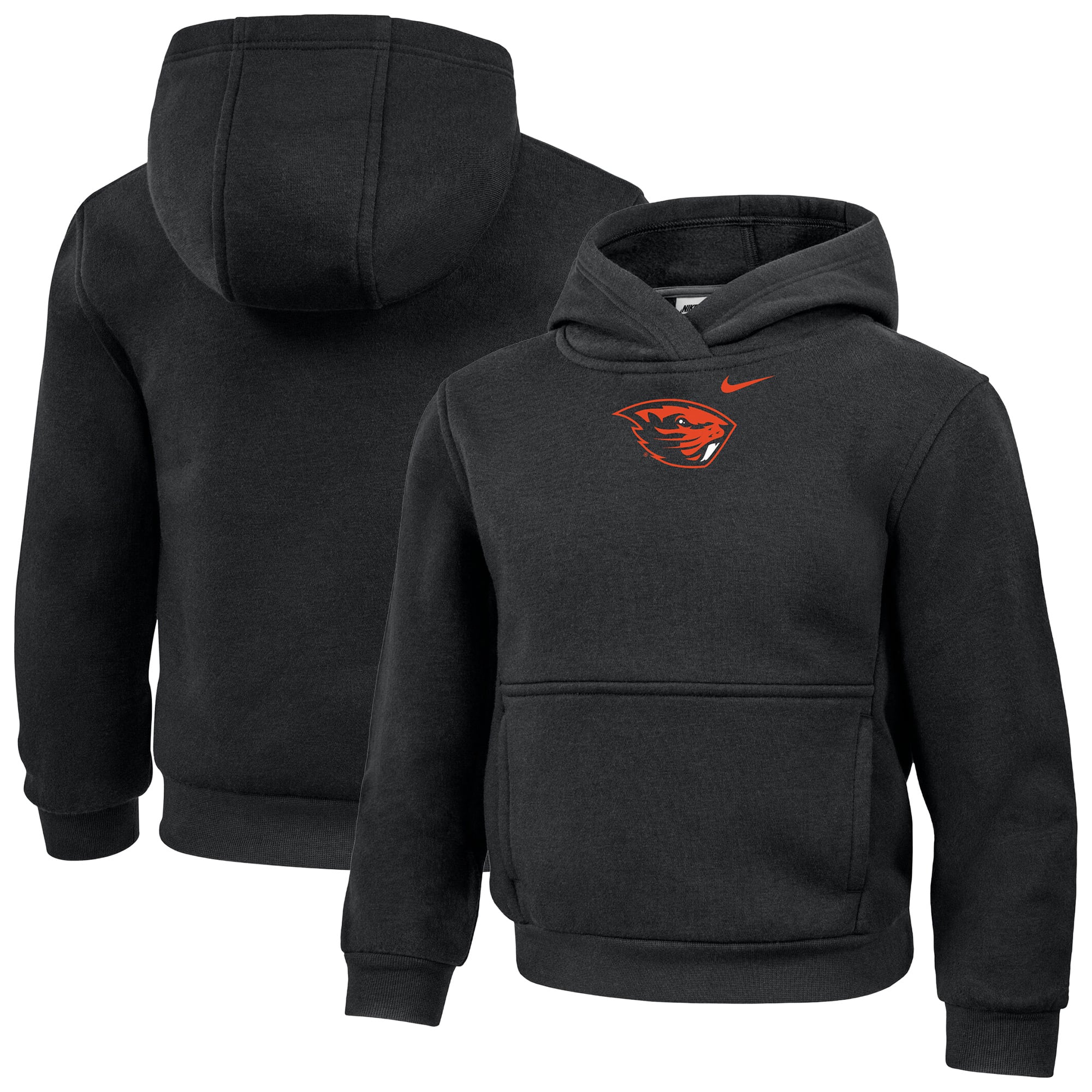 Sweat à capuche Nike Core noir pour tout-petit, motif Oregon State Beavers